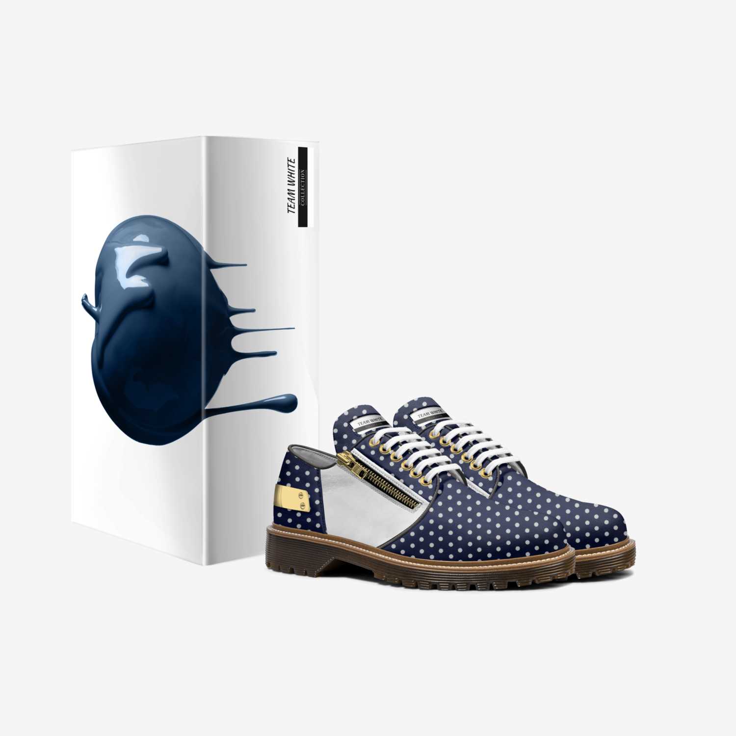 TEAM WHITE custom made in Italy shoes by Michael White Jr | Box view
