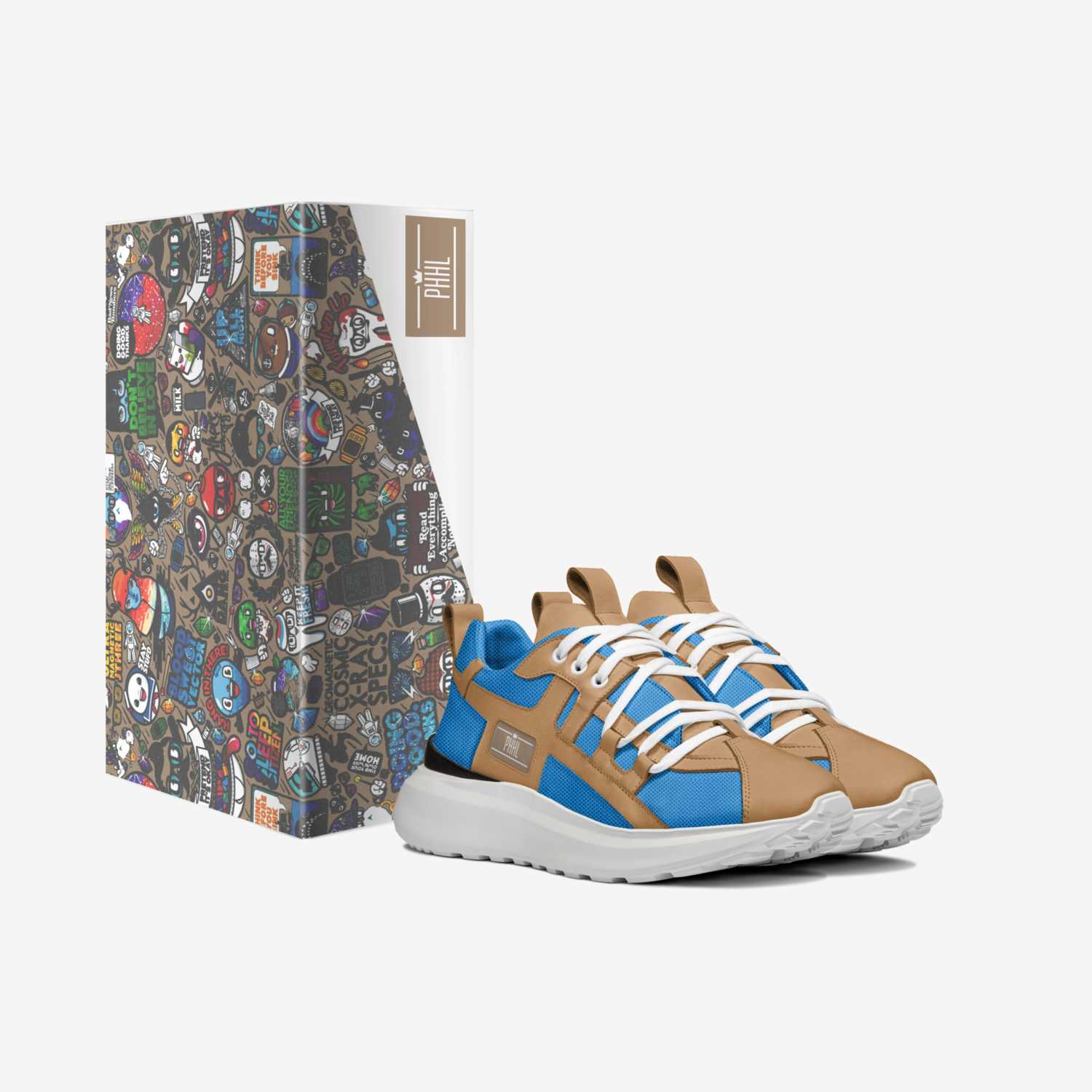 play hard custom made in Italy shoes by Rodney R. | Box view
