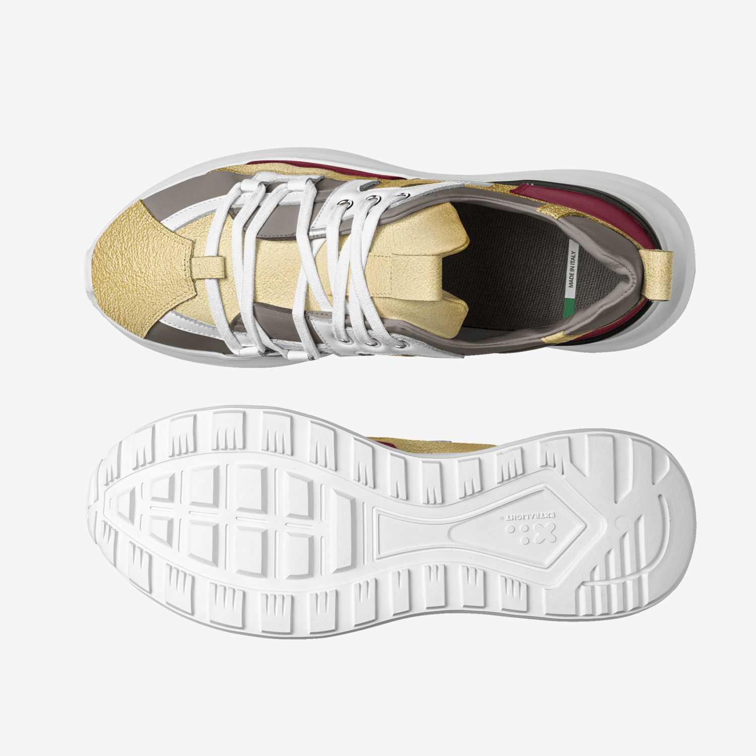 play hard custom made in Italy shoes by Rodney R. | Top view