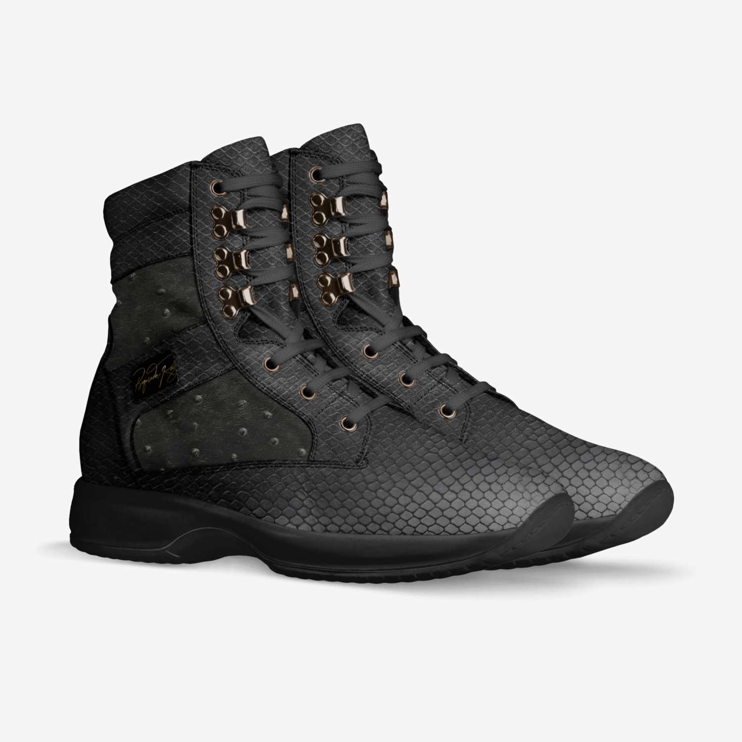 Kuroki Kyuma custom made in Italy shoes by Selena A Razo Bell | Double view