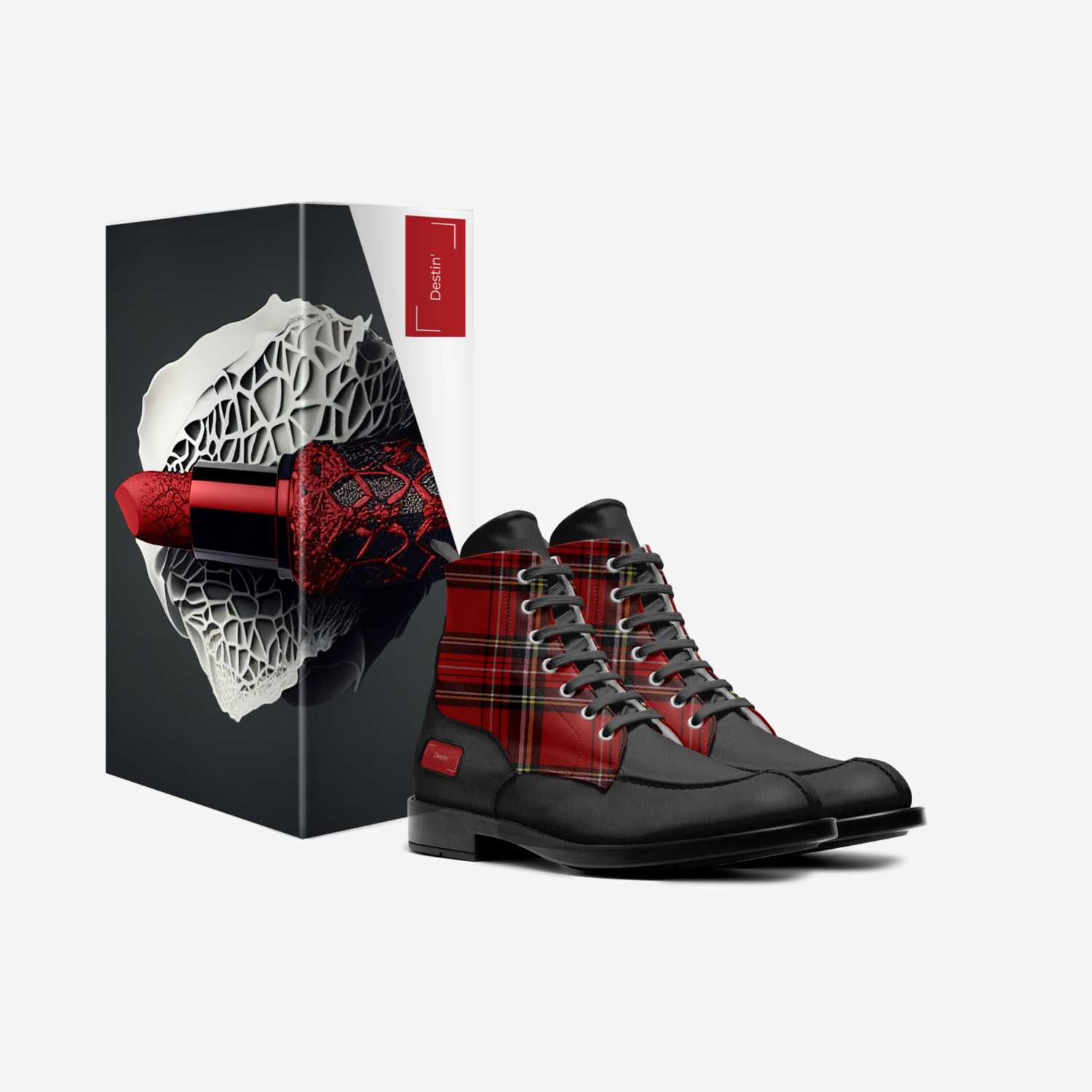 Destin' custom made in Italy shoes by Cassandra Morgan | Box view