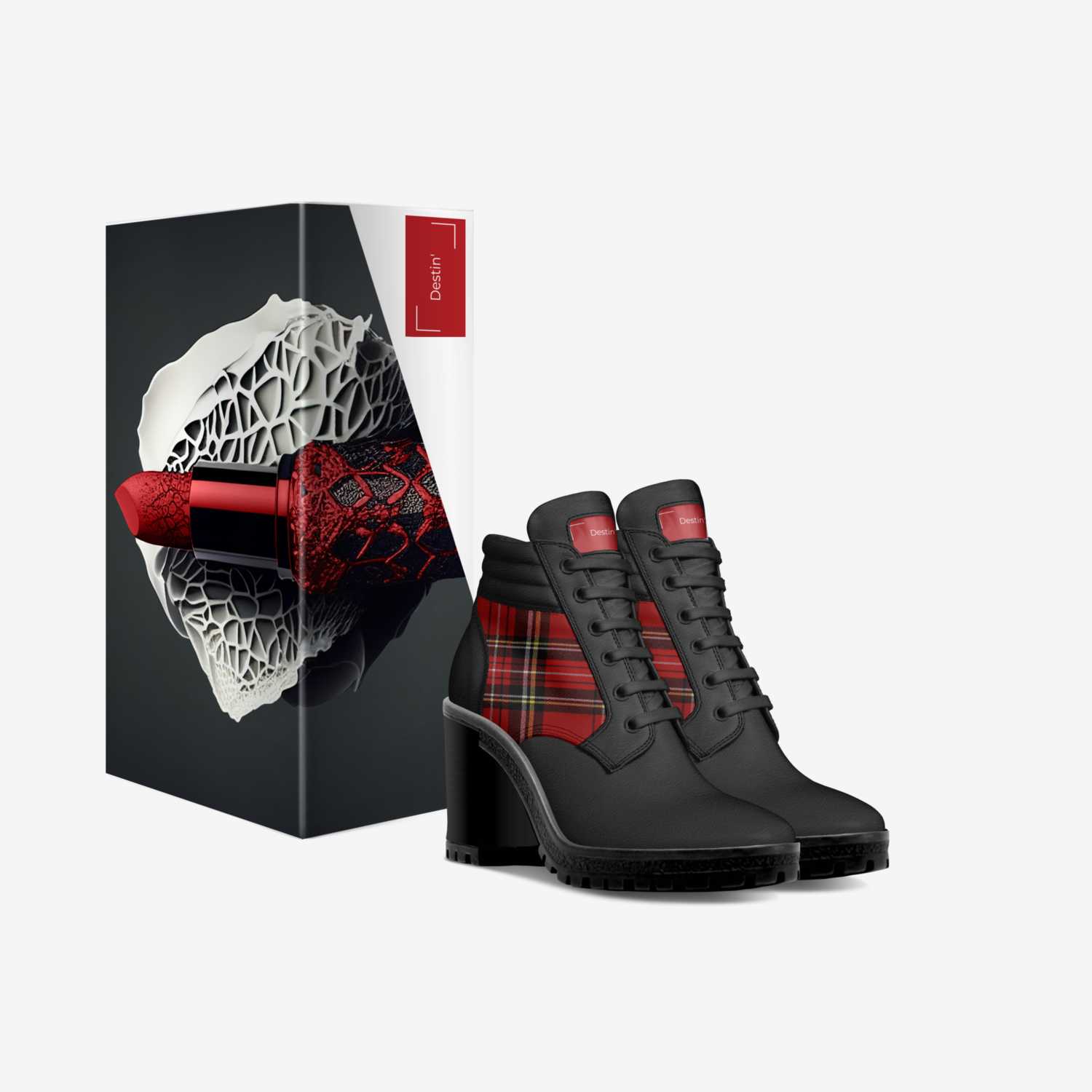 Destin' custom made in Italy shoes by Cassandra Morgan | Box view