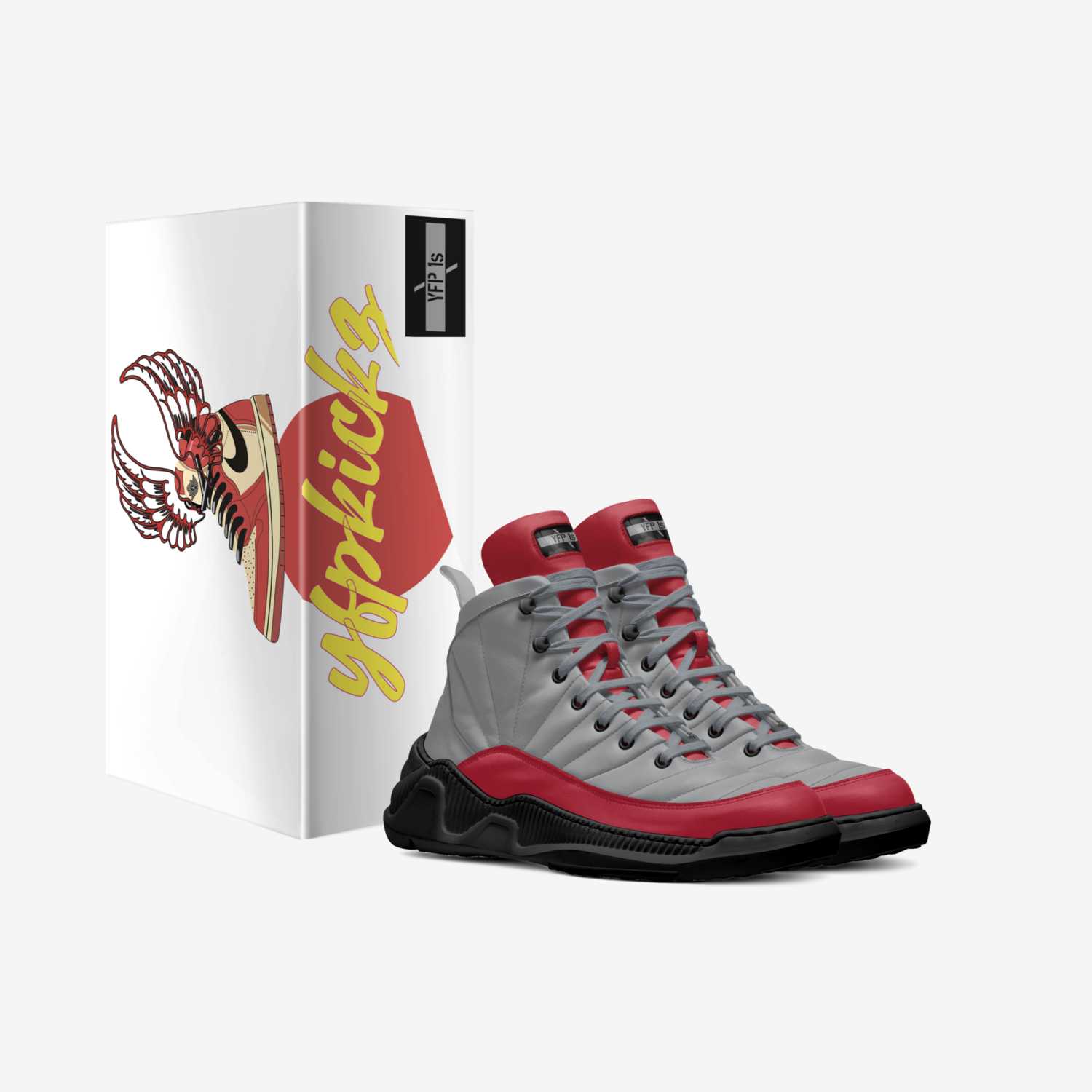 YFP 1s custom made in Italy shoes by Marcus Joyner | Box view