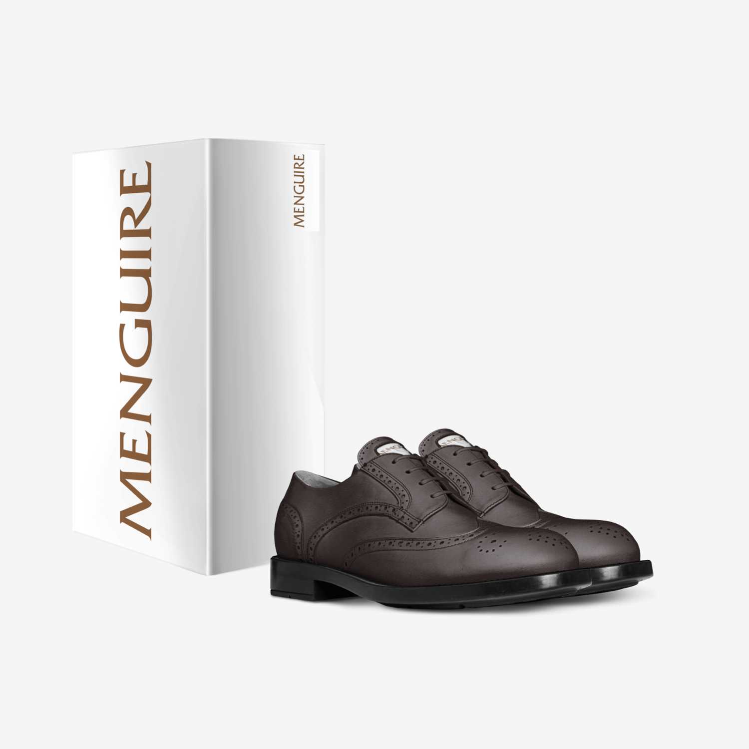 MENGUIRE custom made in Italy shoes by Wilfried Maganga | Box view