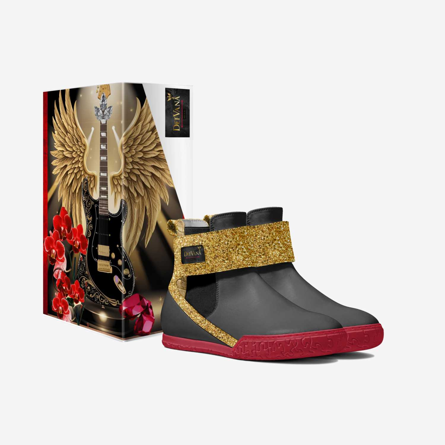 DefVana custom made in Italy shoes by Jennifer Jrock | Box view