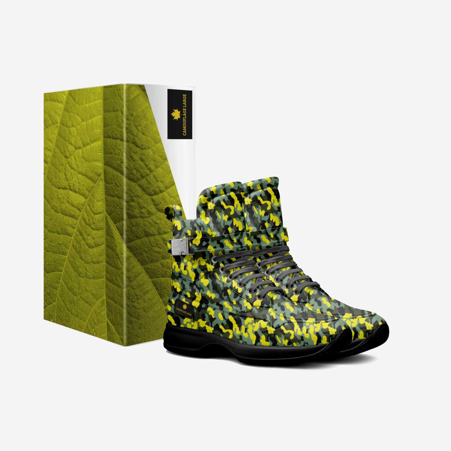 Camouflage Large custom made in Italy shoes by Antonio Western | Box view