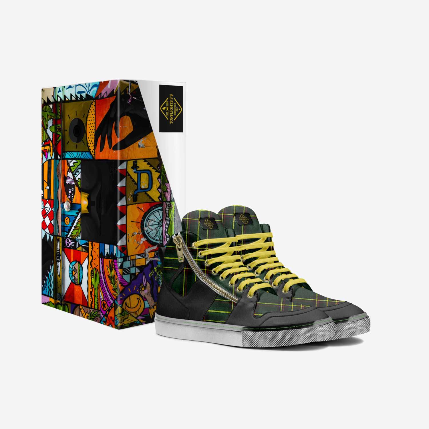 TOPFLIGHTS 3's custom made in Italy shoes by Frankie Robinson | Box view