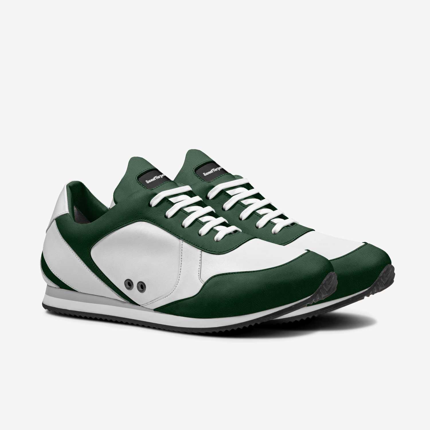 Sweet Terpenes custom made in Italy shoes by Heather Stanley | Double view