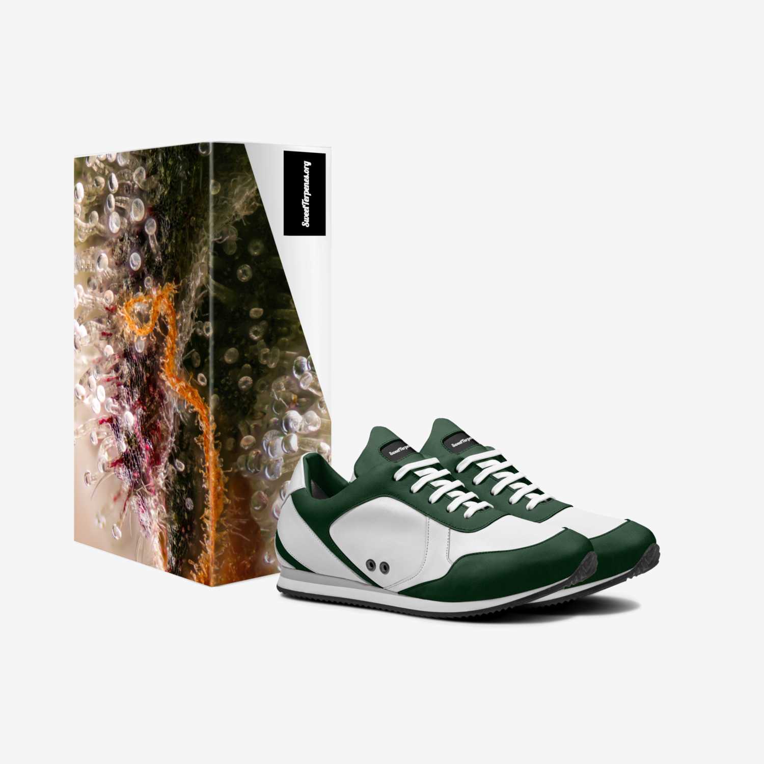 Sweet Terpenes custom made in Italy shoes by Heather Stanley | Box view