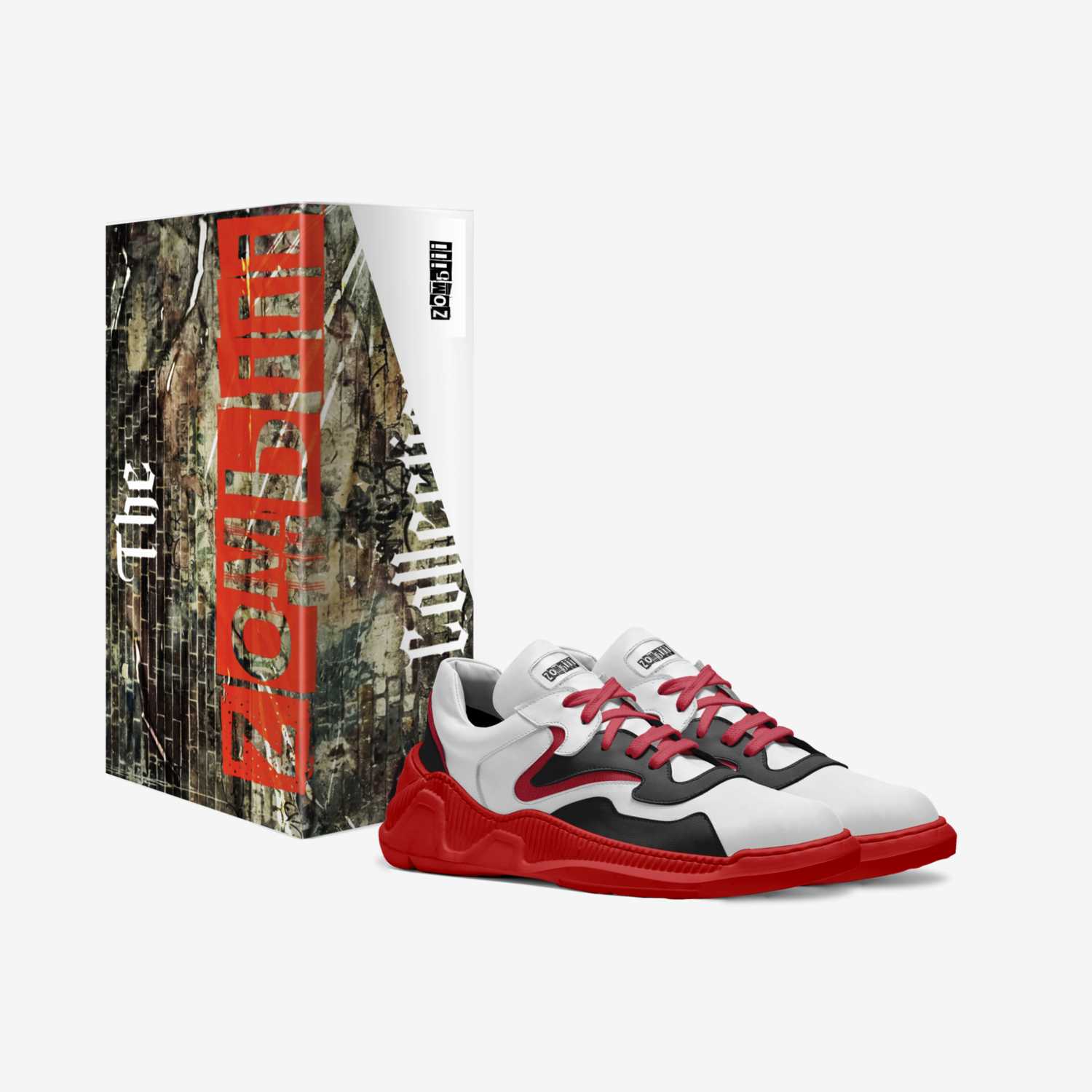 Zombiii custom made in Italy shoes by Raeshaun Patterson | Box view