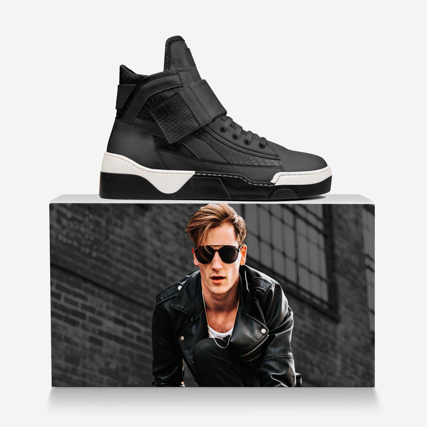 Davonni  custom made in Italy shoes by Eric Edmond | Over box view