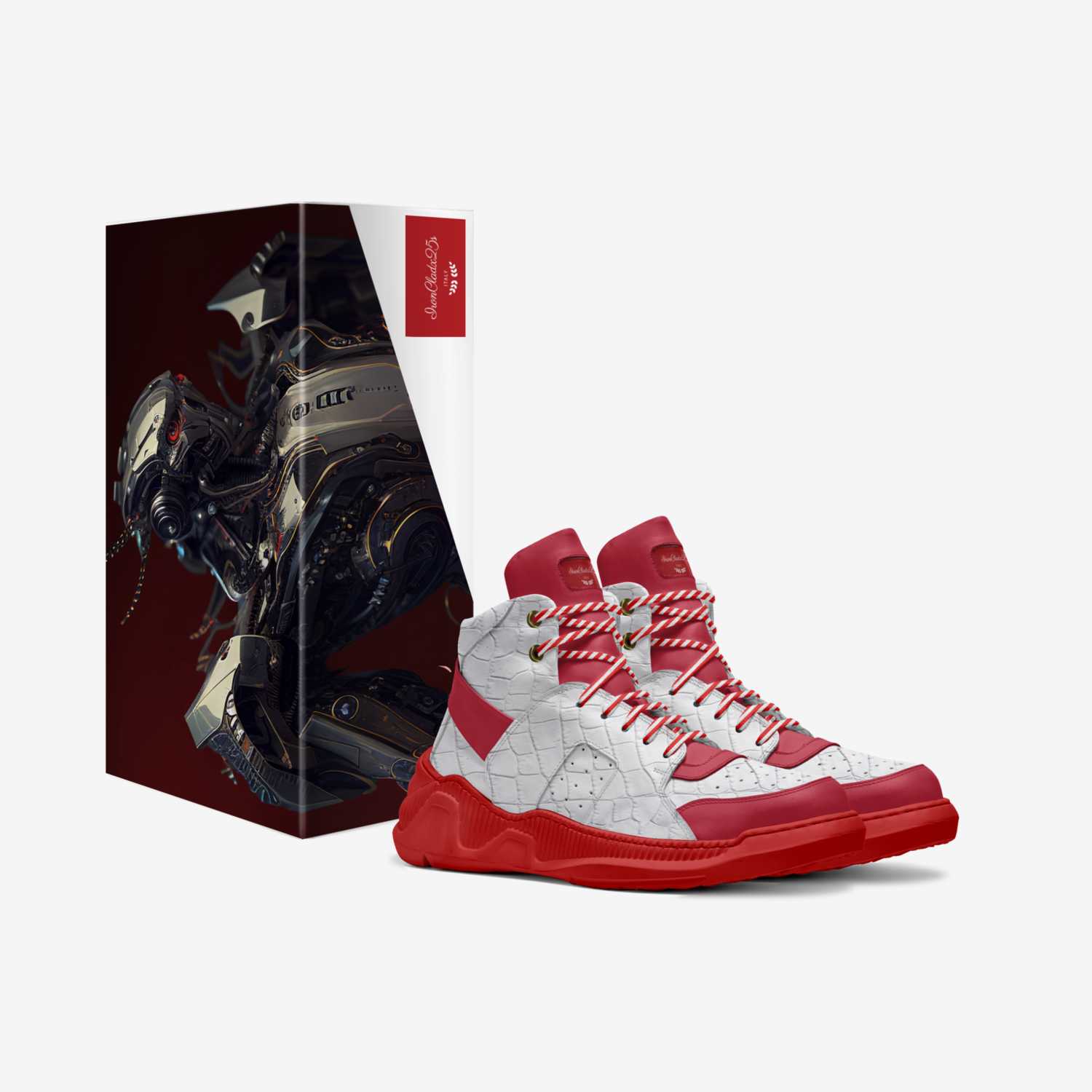 IronCladx25s custom made in Italy shoes by Issac Wright | Box view