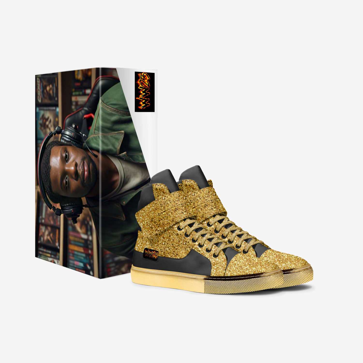 Get Your  Shine On custom made in Italy shoes by Justin Williams | Box view