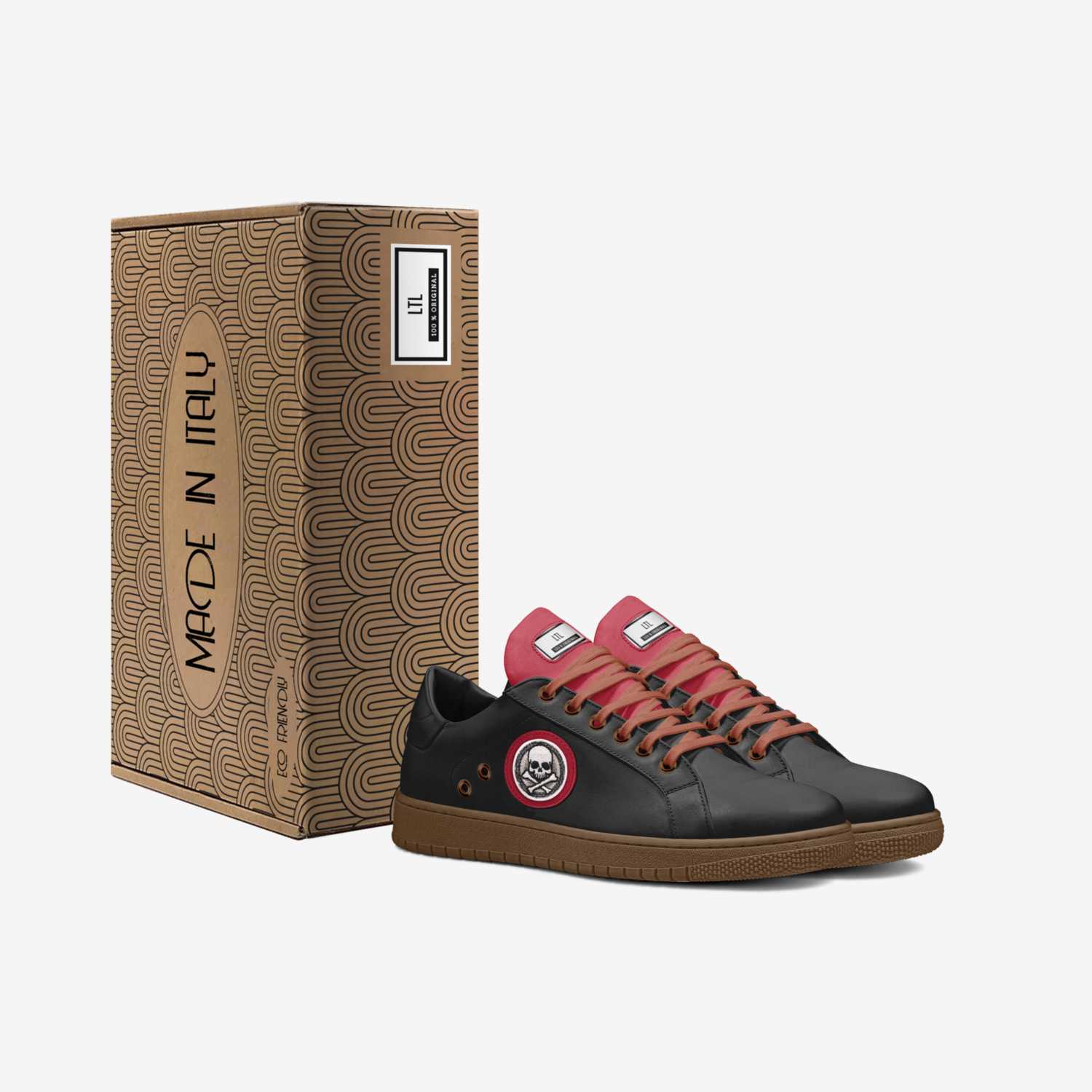 LTL custom made in Italy shoes by Reginald Washington | Box view
