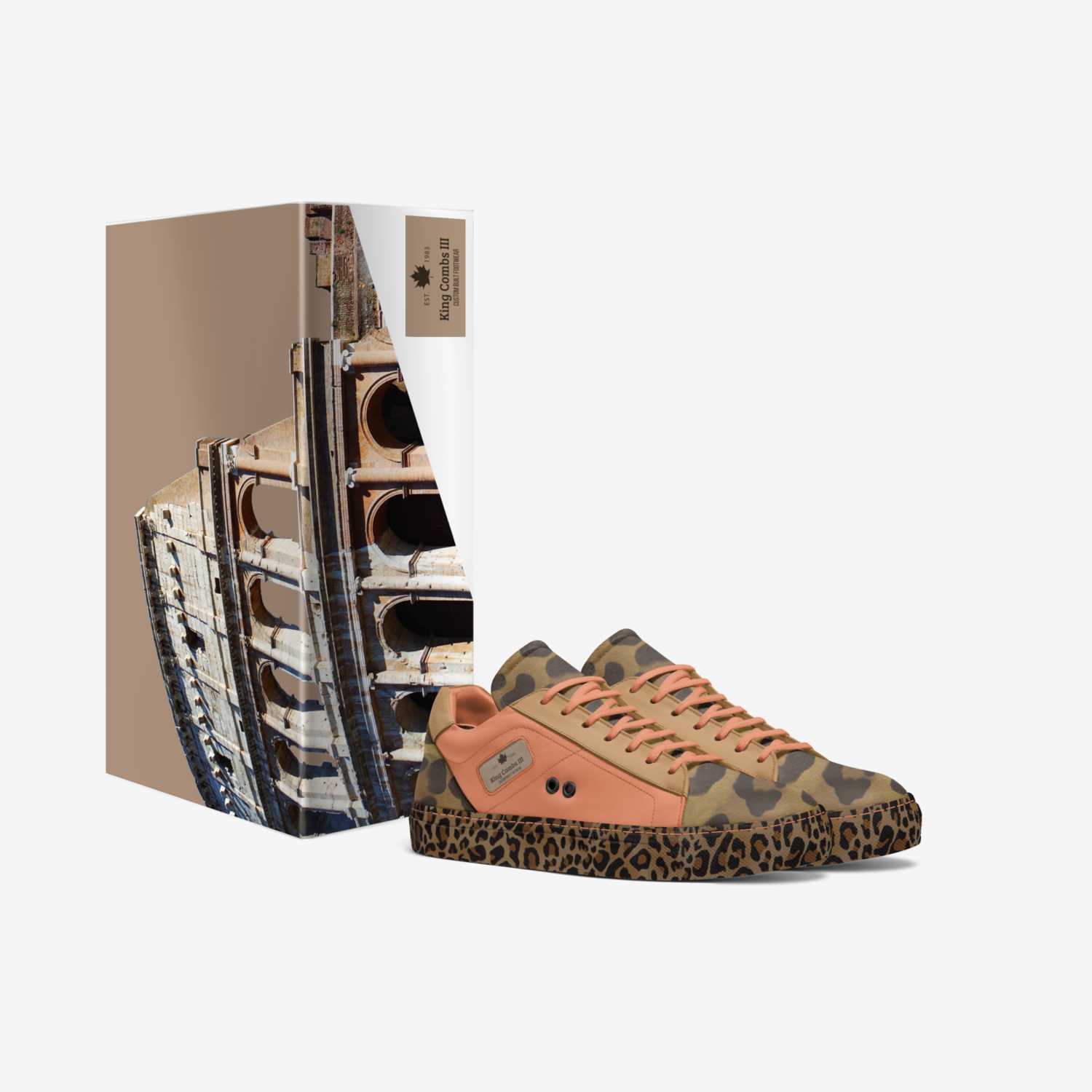 King Combs III  custom made in Italy shoes by Isiah Combs | Box view