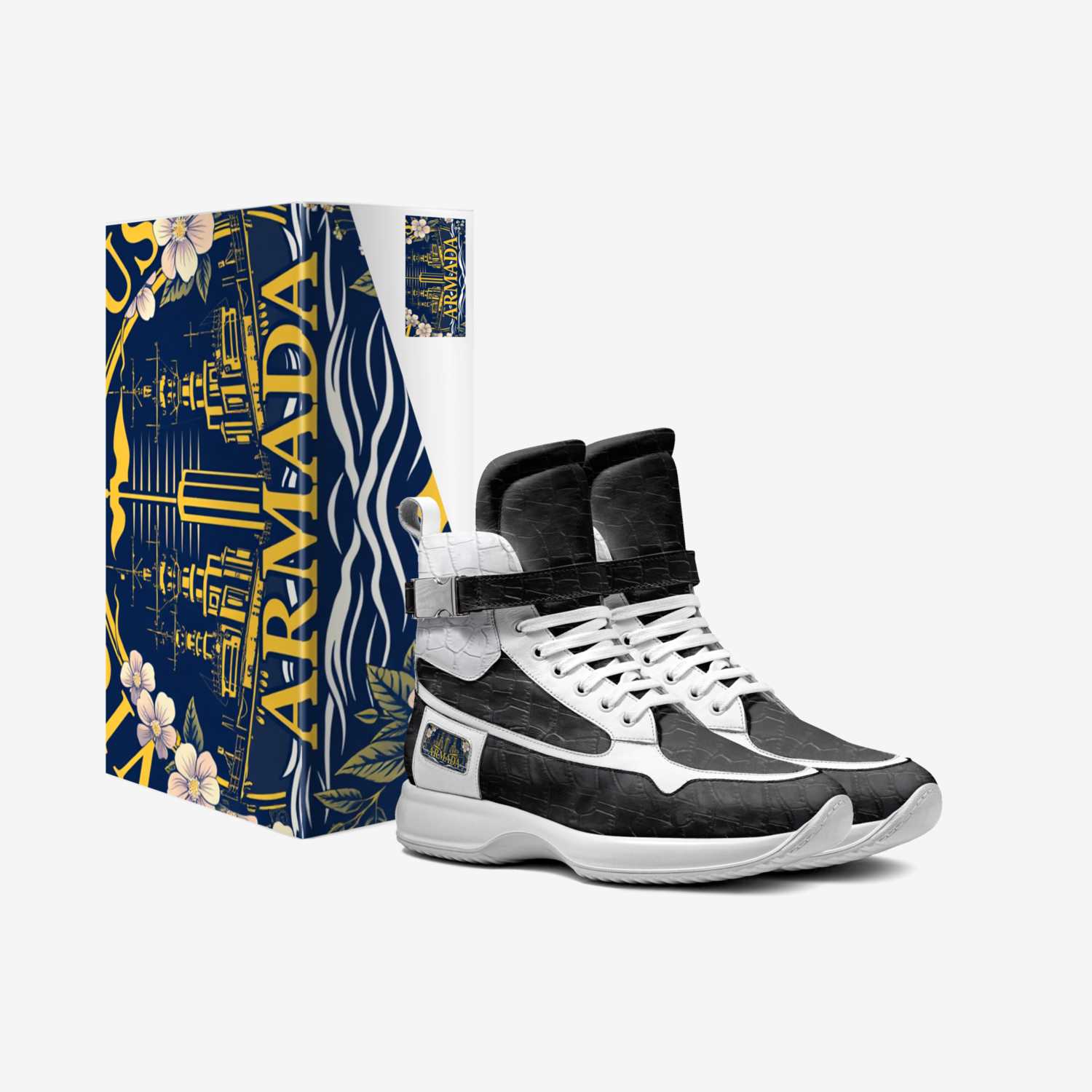 Victorious Armada custom made in Italy shoes by Devon Taylor | Box view