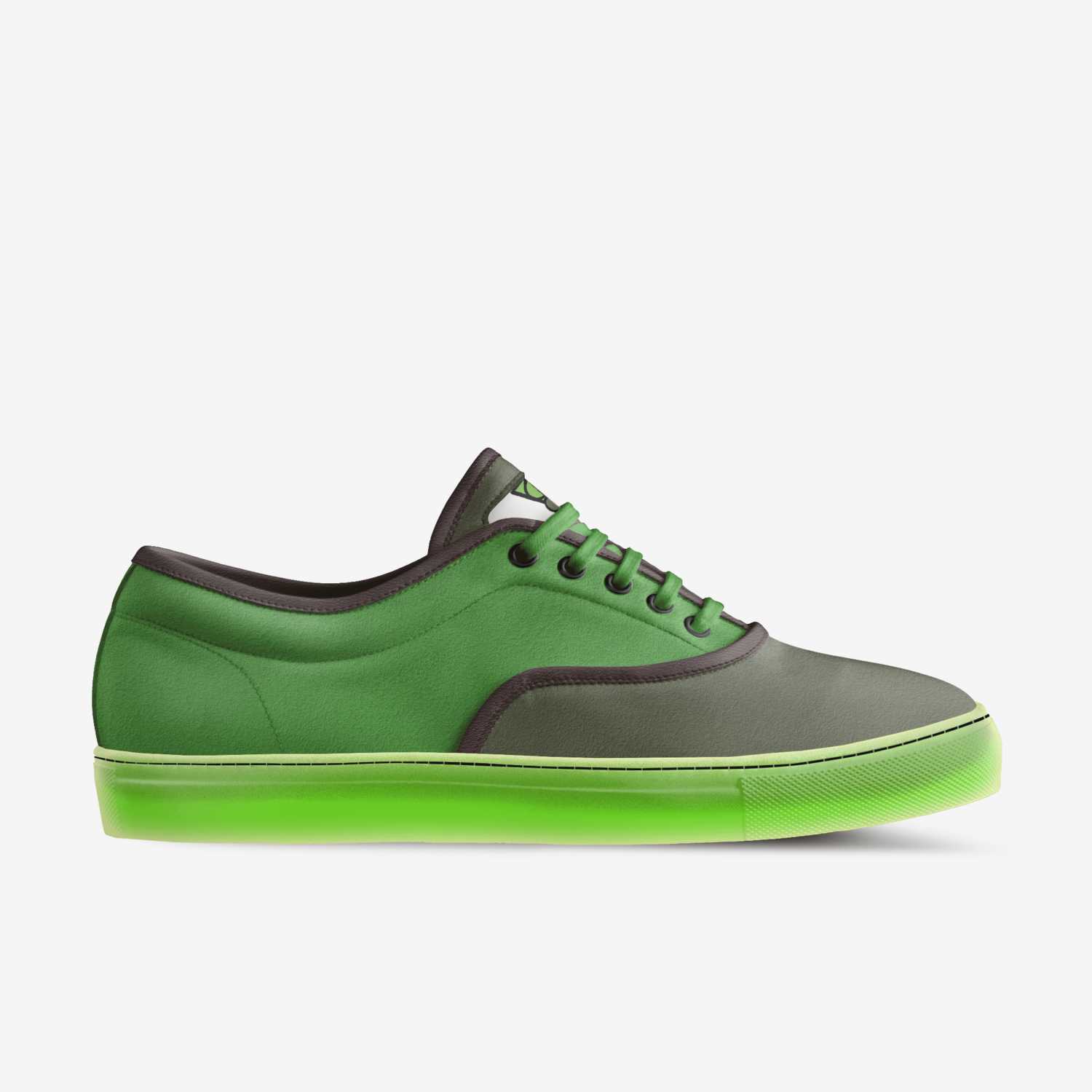 Kiwis custom made in Italy shoes by Olivia Lake | Side view