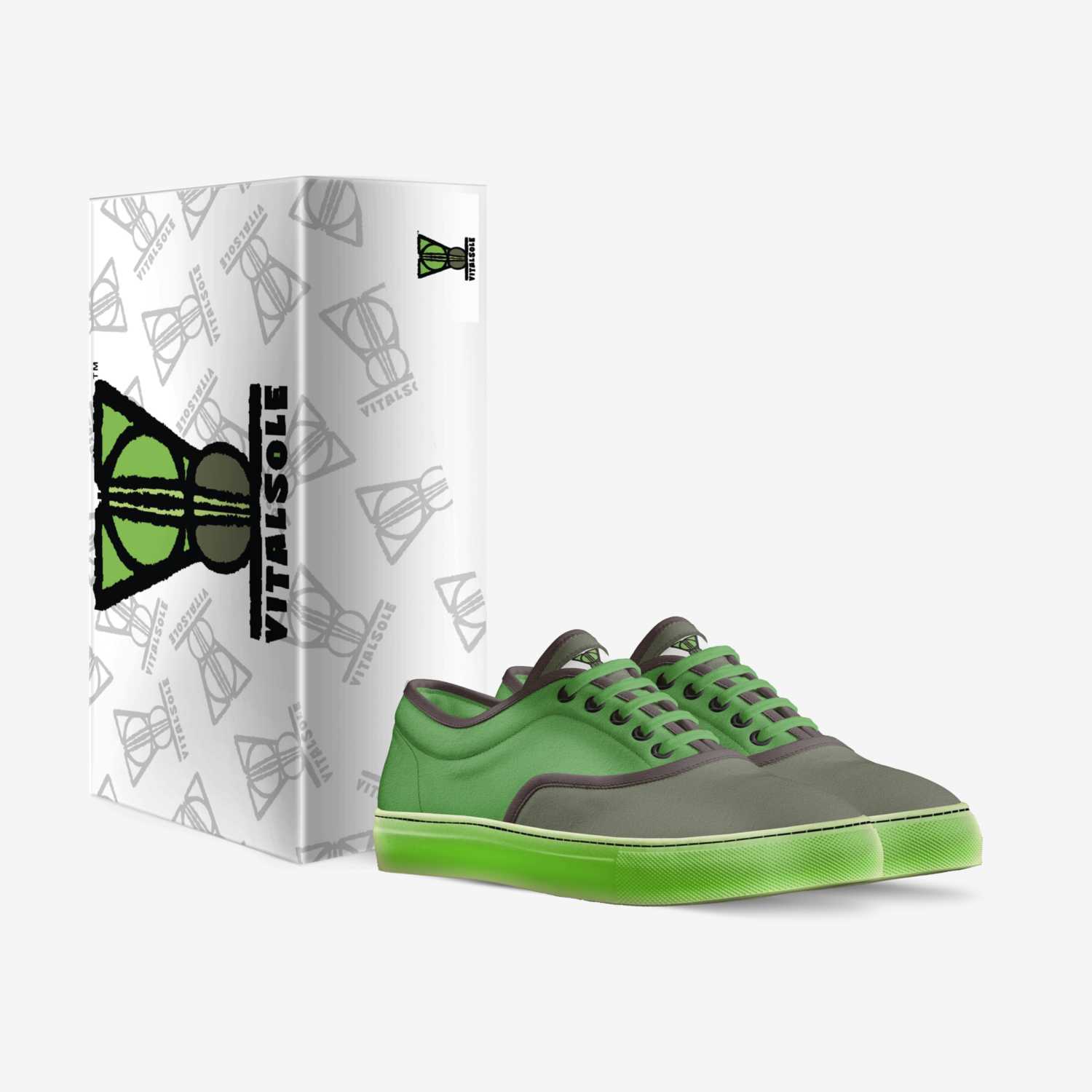 Kiwis custom made in Italy shoes by Olivia Lake | Box view