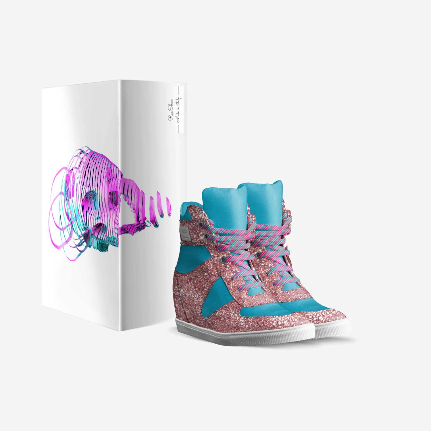 RaaShua  custom made in Italy shoes by Roshawnda Bell | Box view