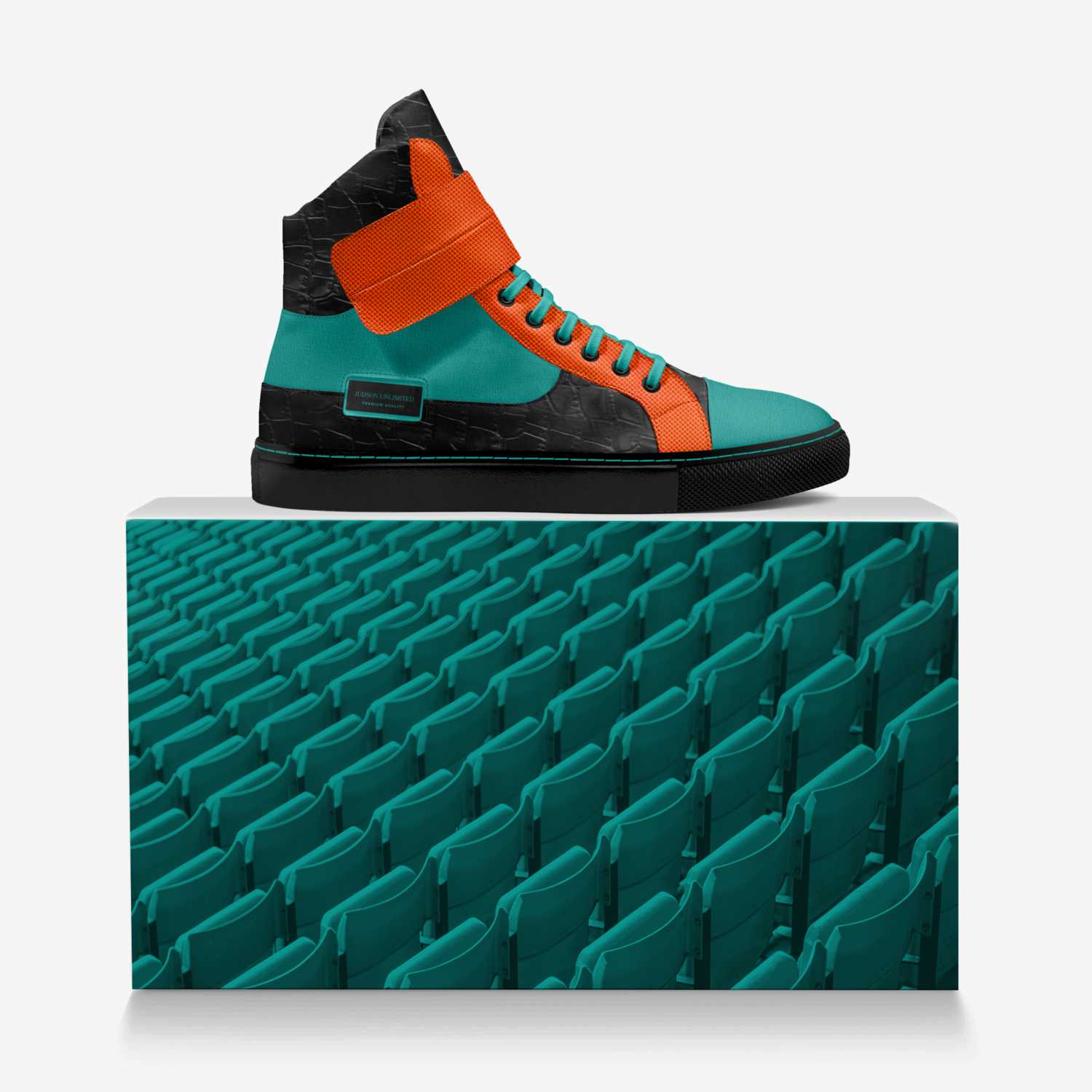 Judson Unlimited custom made in Italy shoes by Trēsha Judson | Over box view