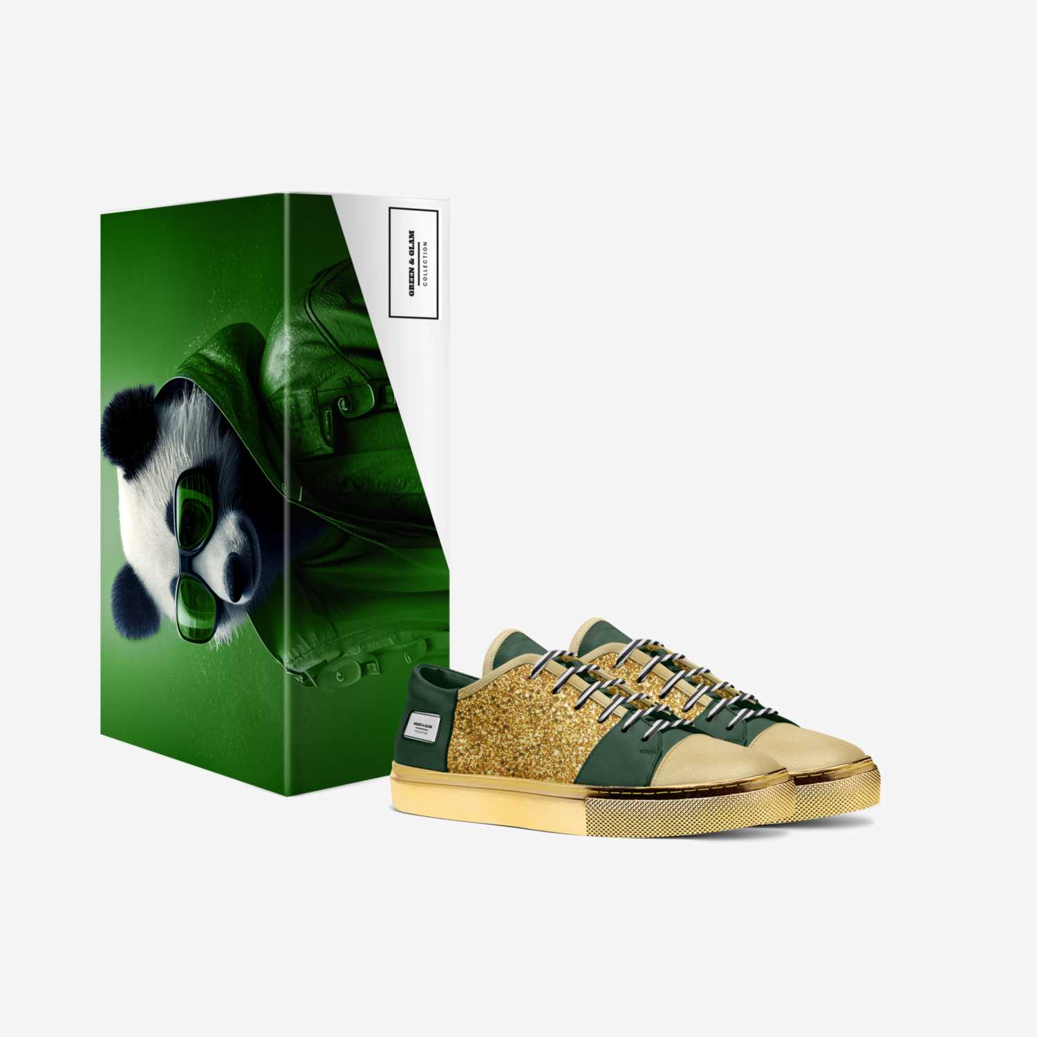 Green & Glam custom made in Italy shoes by Keith Gustafson | Box view