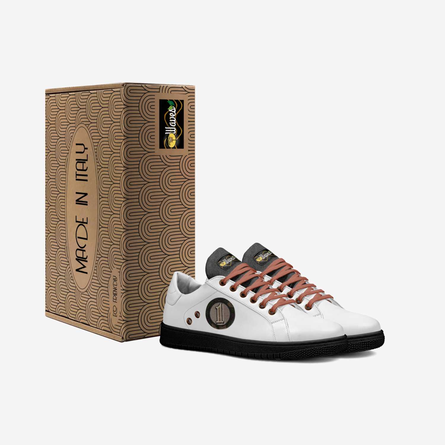 T.M.E Wave II custom made in Italy shoes by Cliff Moore | Box view