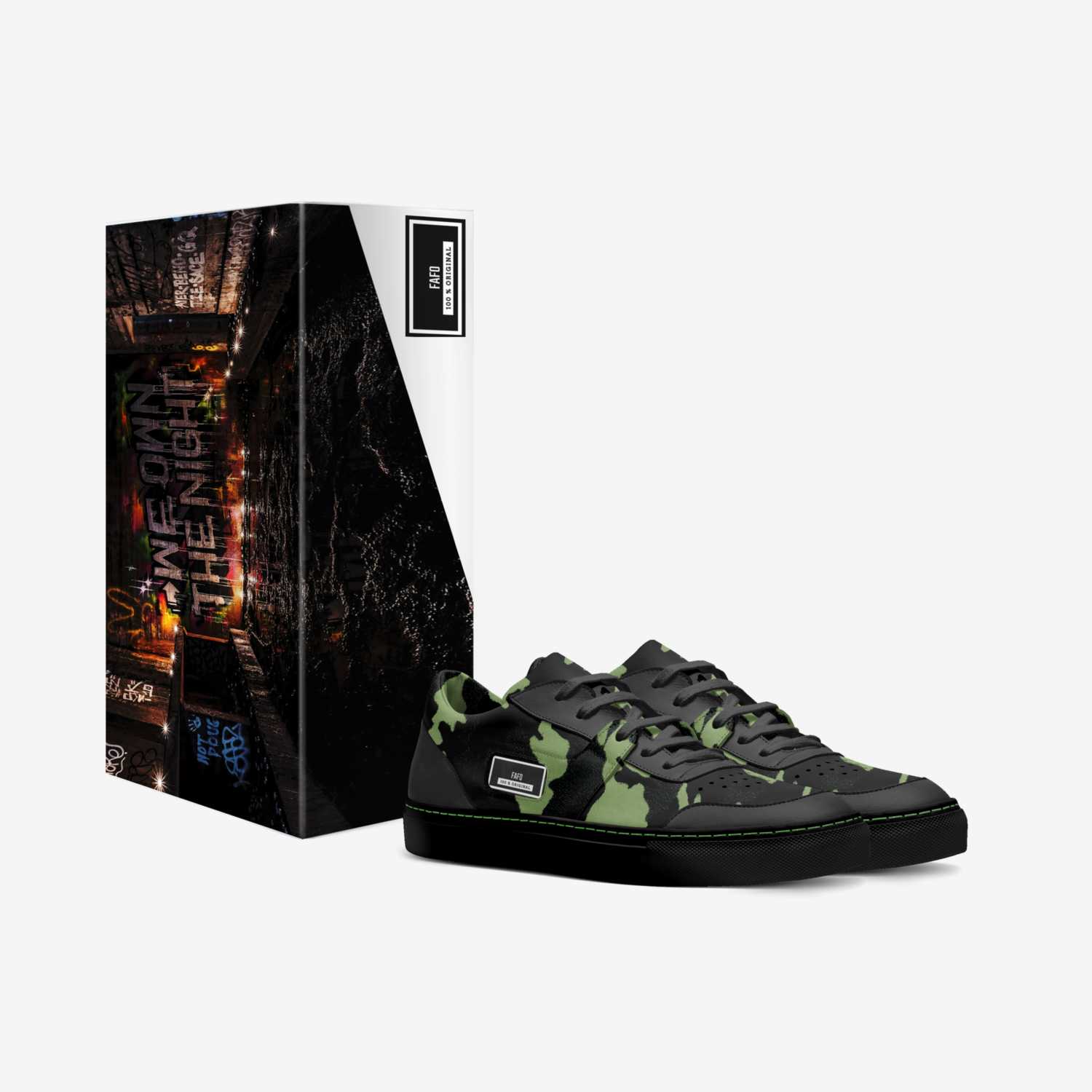 FAFO's custom made in Italy shoes by Leslie Alexander | Box view