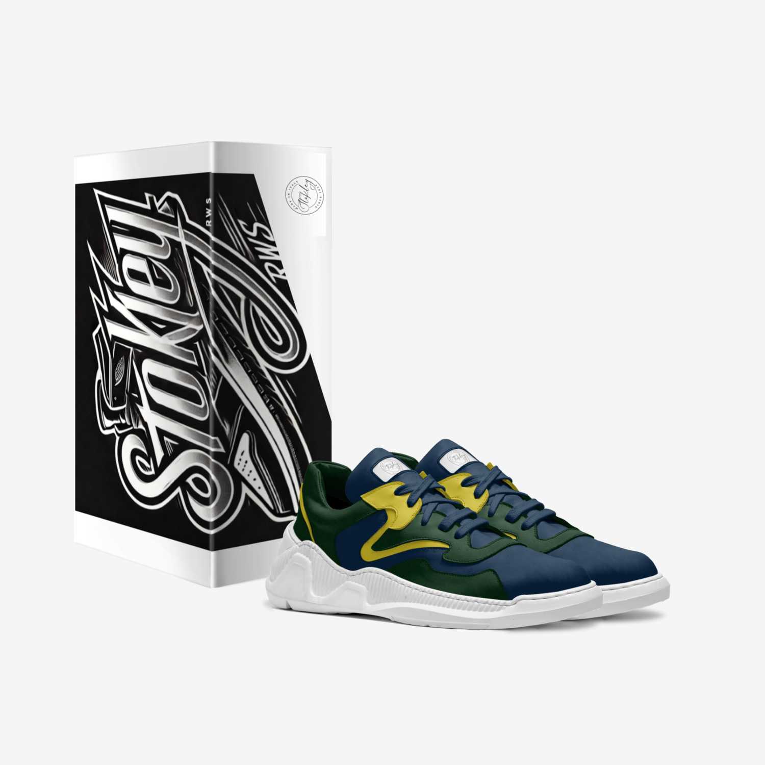 Stokley custom made in Italy shoes by Rodney Stokley | Box view