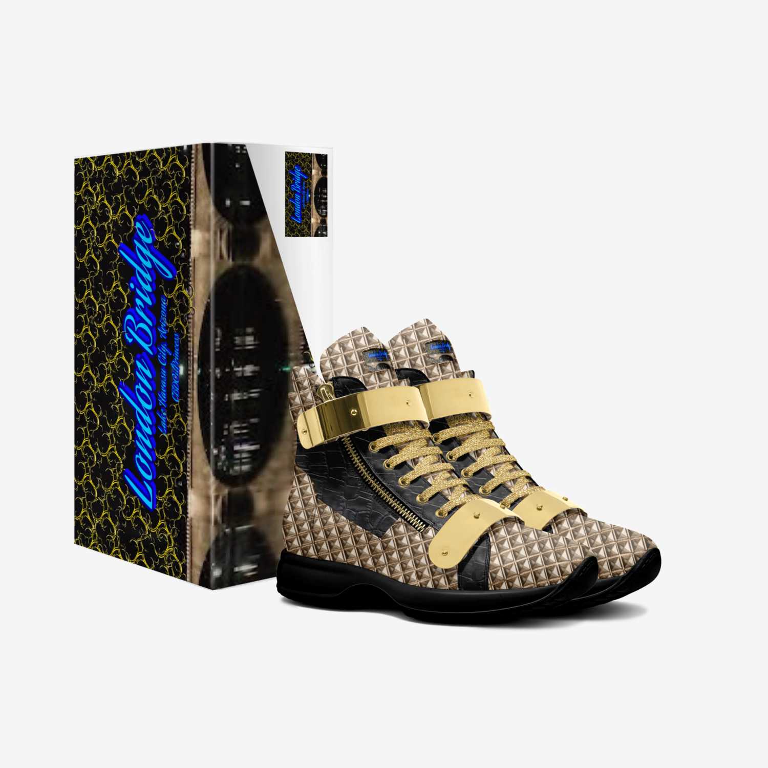 London Bridge  custom made in Italy shoes by Susan Pierce | Box view