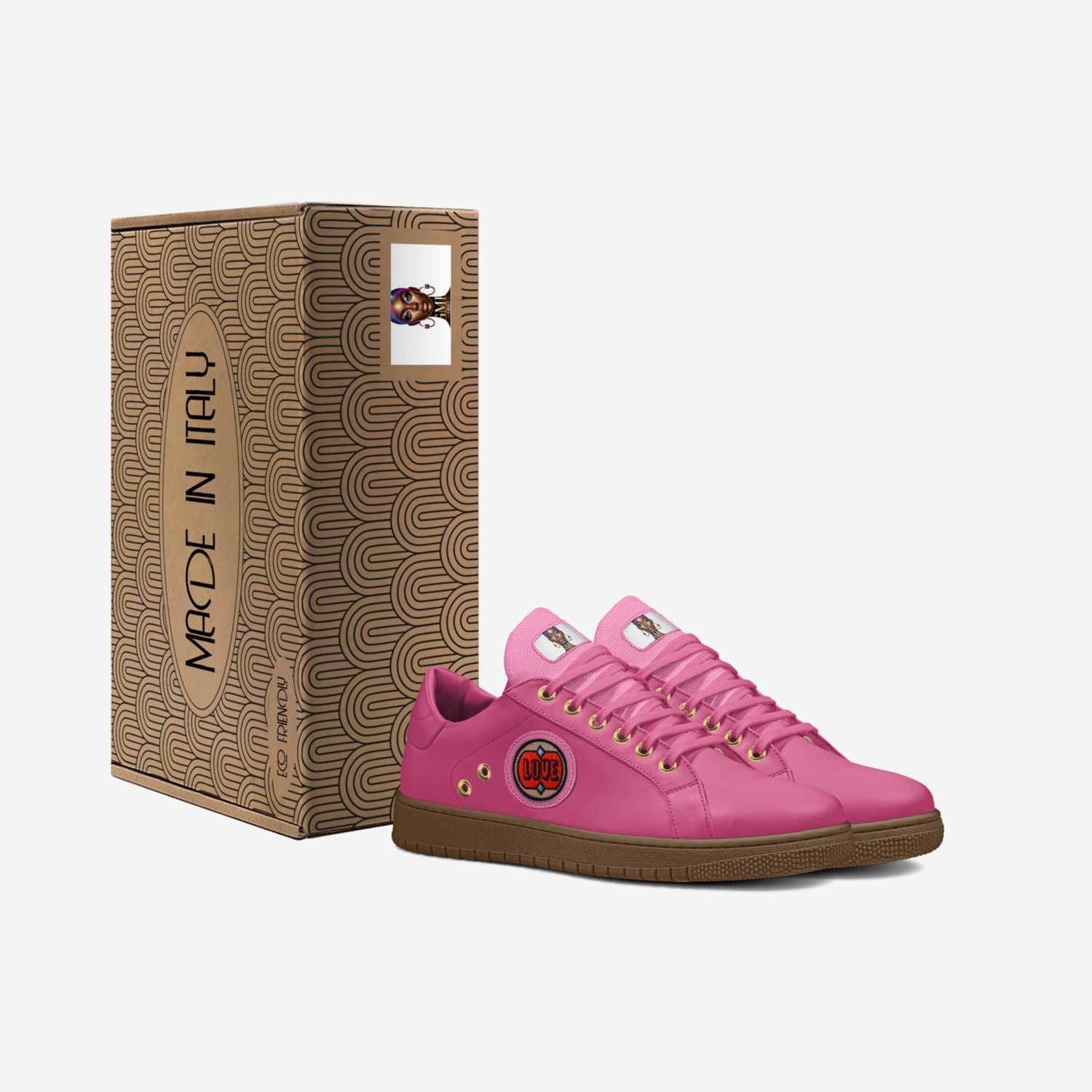 Saint Rexi Bae's custom made in Italy shoes by Courtney Gray | Box view