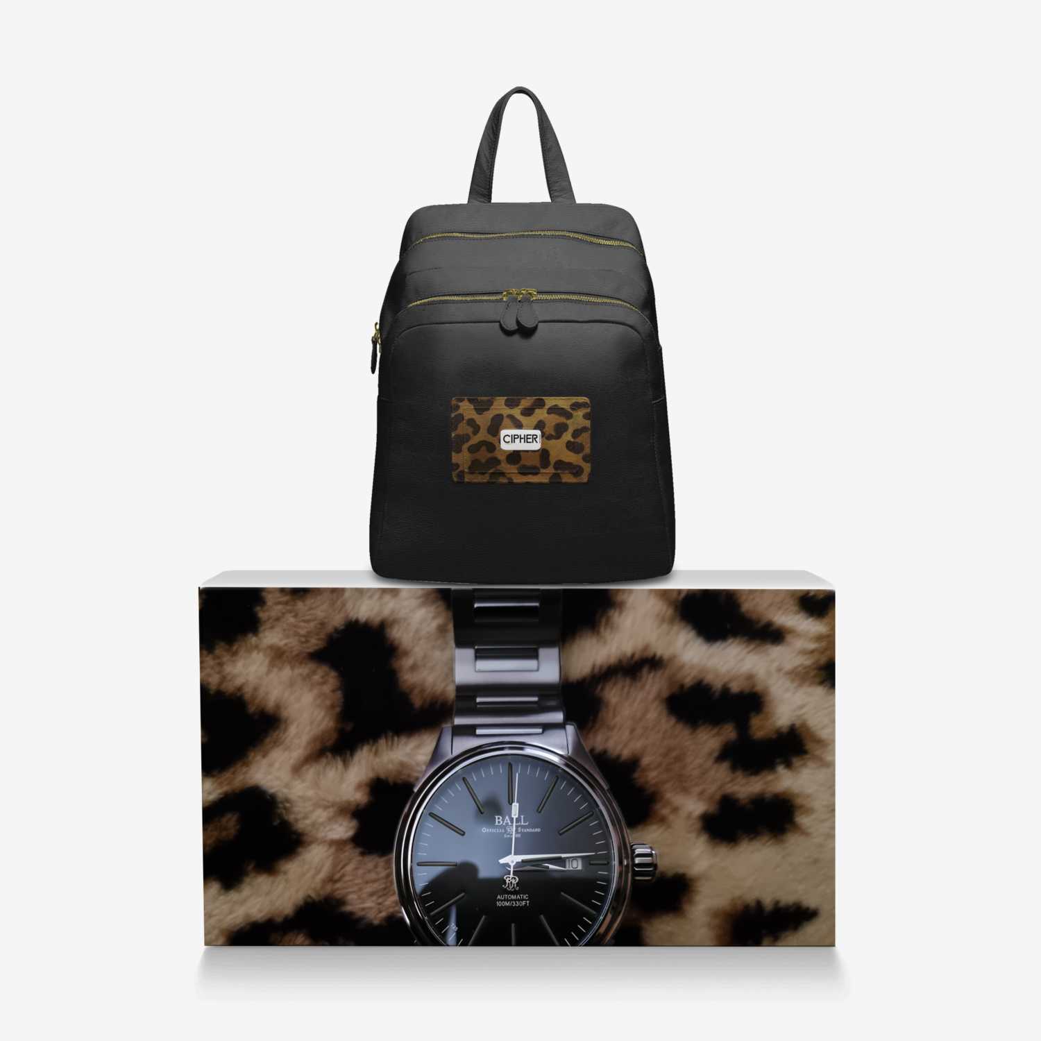 CIPHER custom made in Italy design by Charles Harewood Jr | Over box view