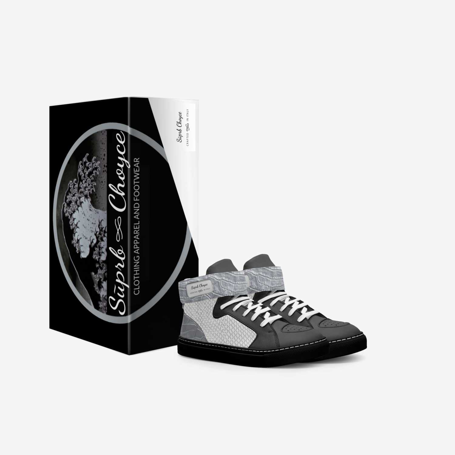 Sūprb Choyce custom made in Italy shoes by Omari Choyce | Box view