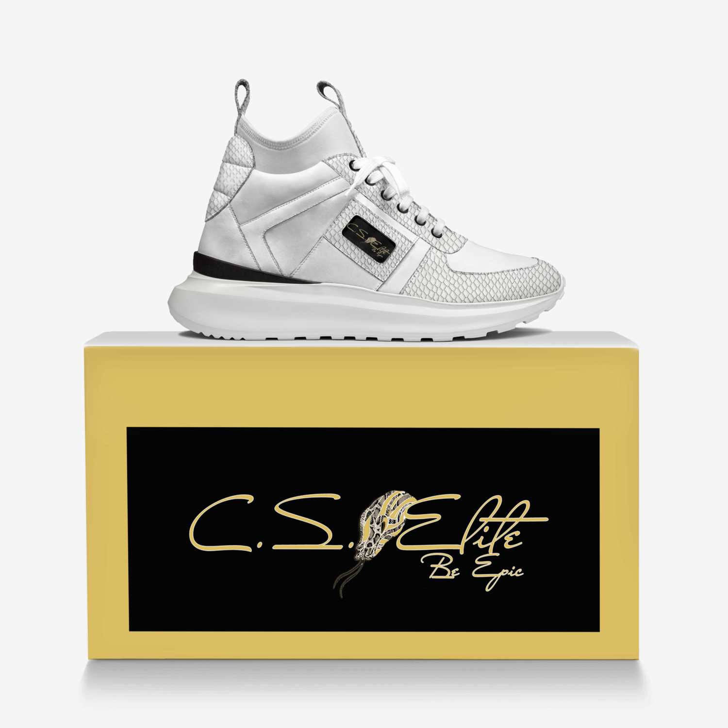 CS Elite 900'S custom made in Italy shoes by Daniel Carey | Over box view