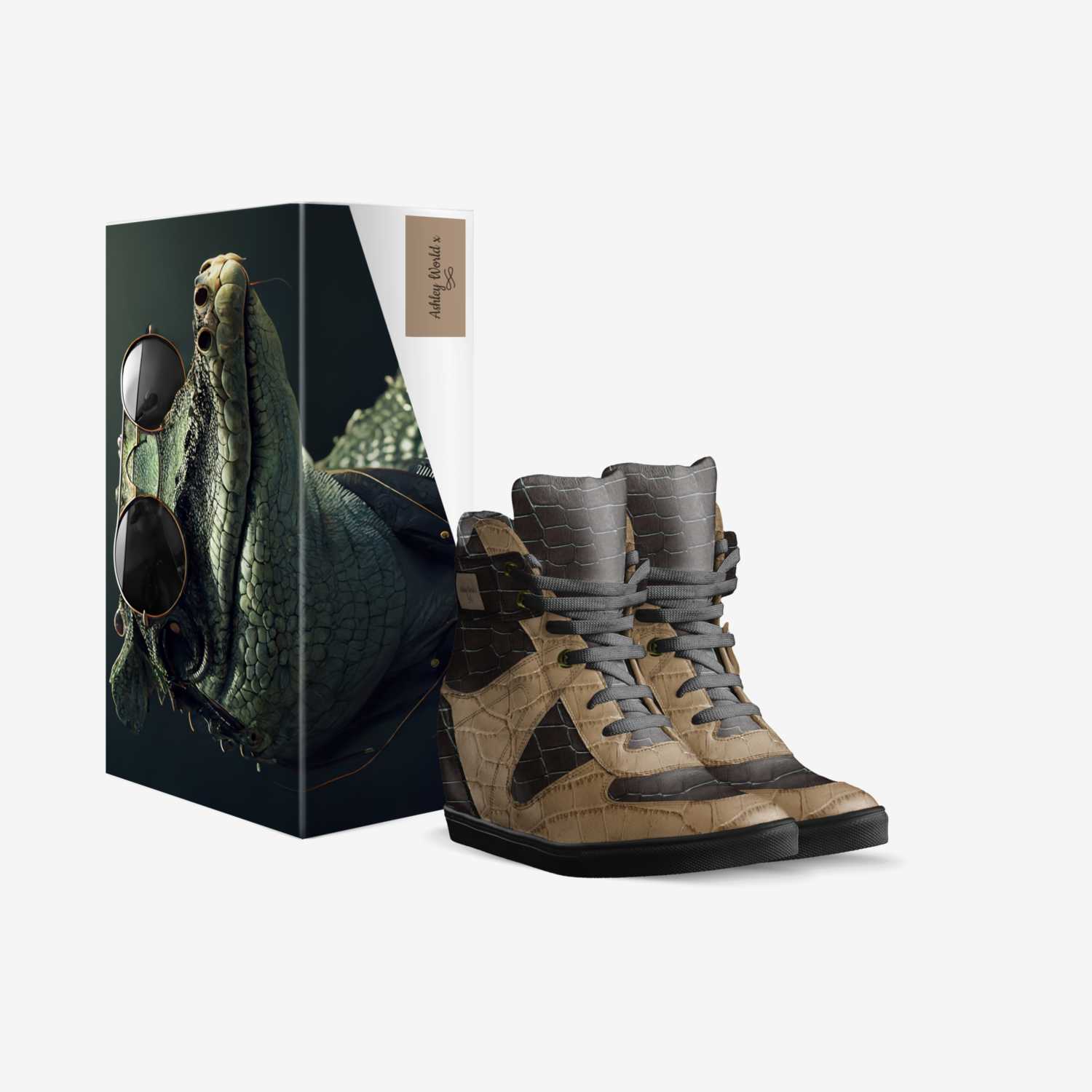 Ashley World x custom made in Italy shoes by Ebony Williams | Box view
