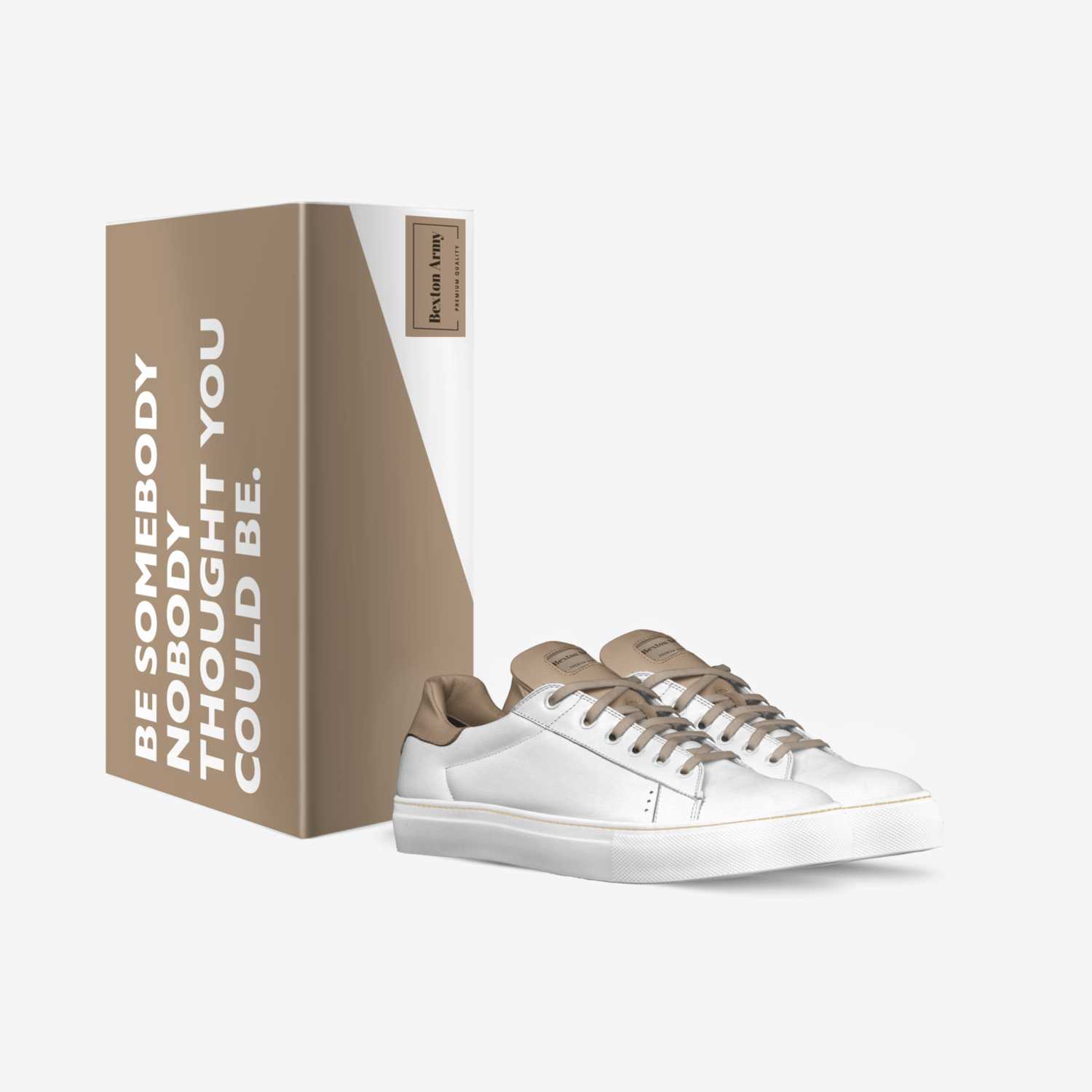 Bexton Army custom made in Italy shoes by Jasmine Sheridan | Box view