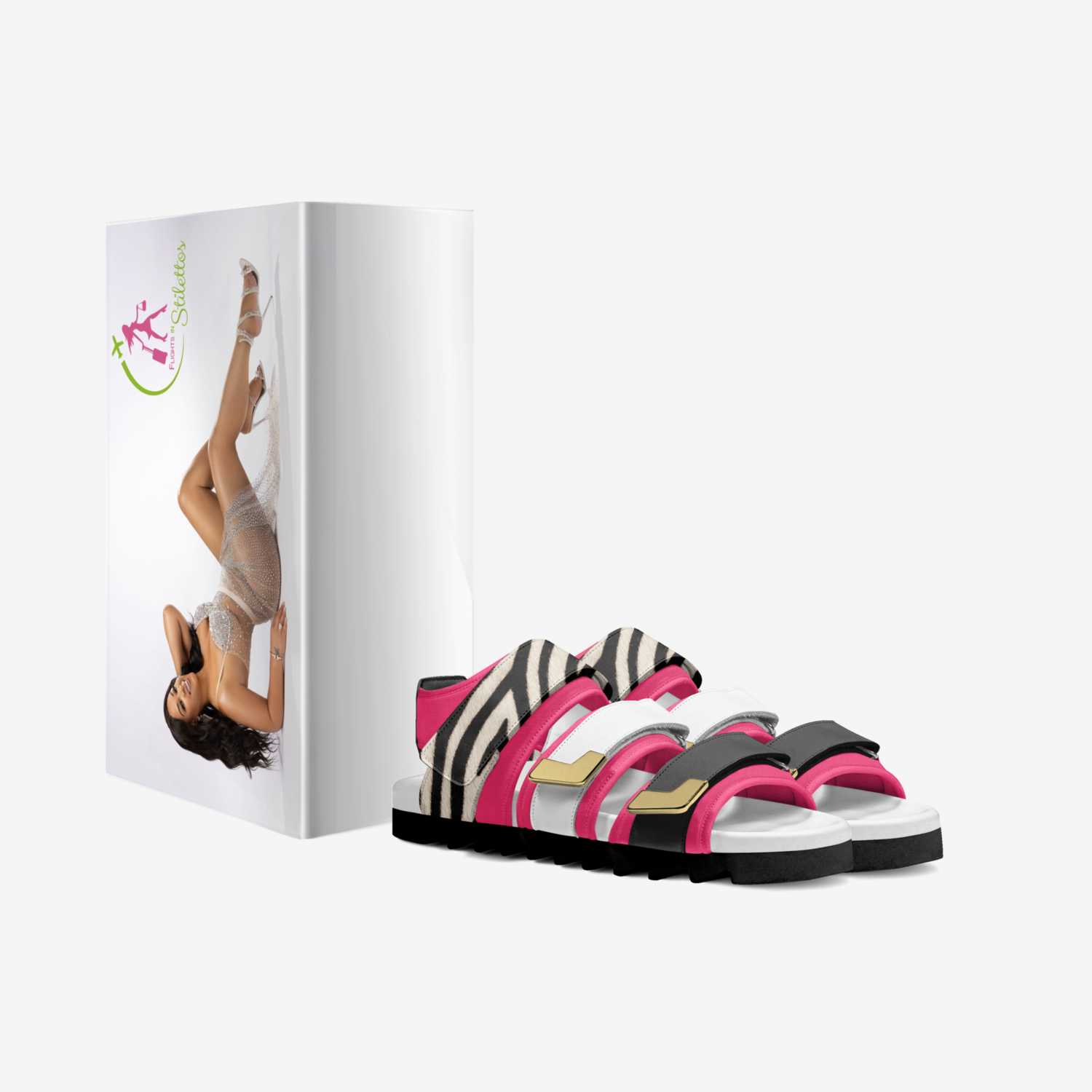 Noir Elite 40 custom made in Italy shoes by Kinyatta Gray | Box view