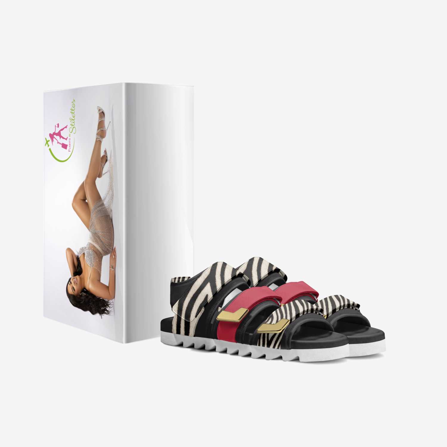 Noir Elite 41 custom made in Italy shoes by Kinyatta Gray | Box view
