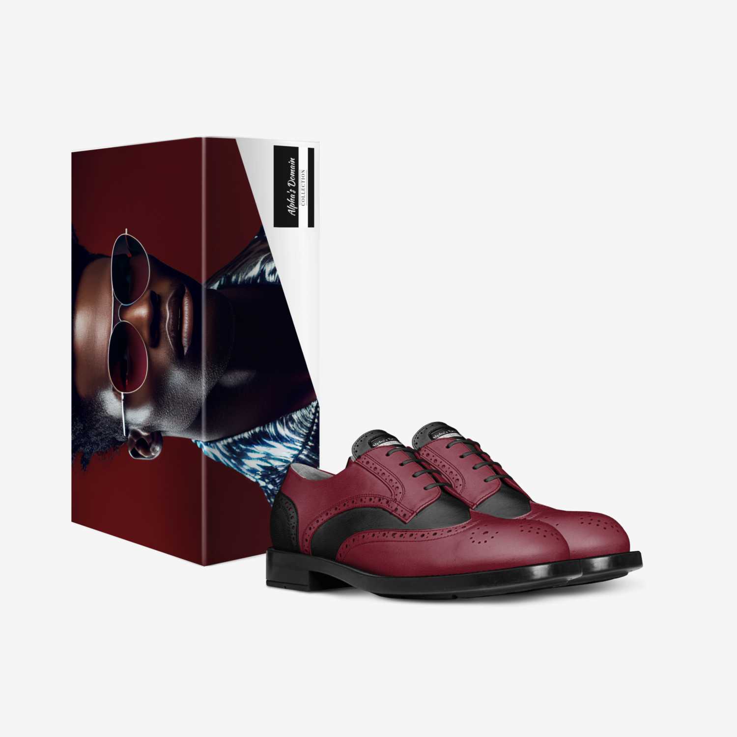 Alpha's Domain custom made in Italy shoes by Kiara Reynolds | Box view
