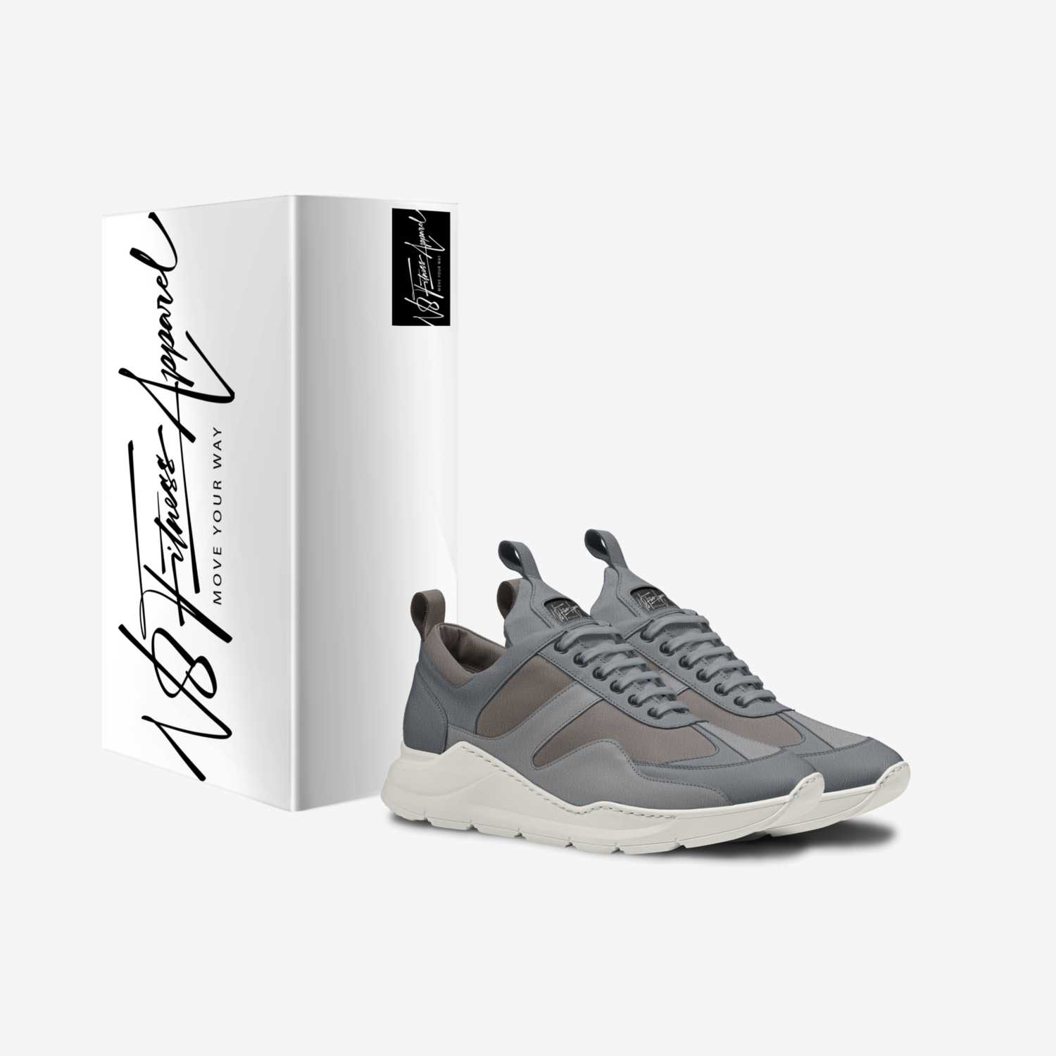 Mach One Earth custom made in Italy shoes by N8 Fitness Apparel | Box view