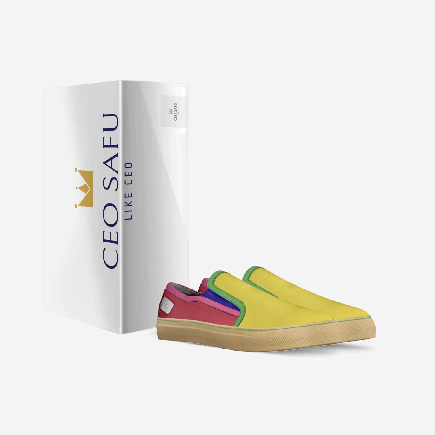 CEO SAFU custom made in Italy shoes by Safuvan Vazhayil | Box view