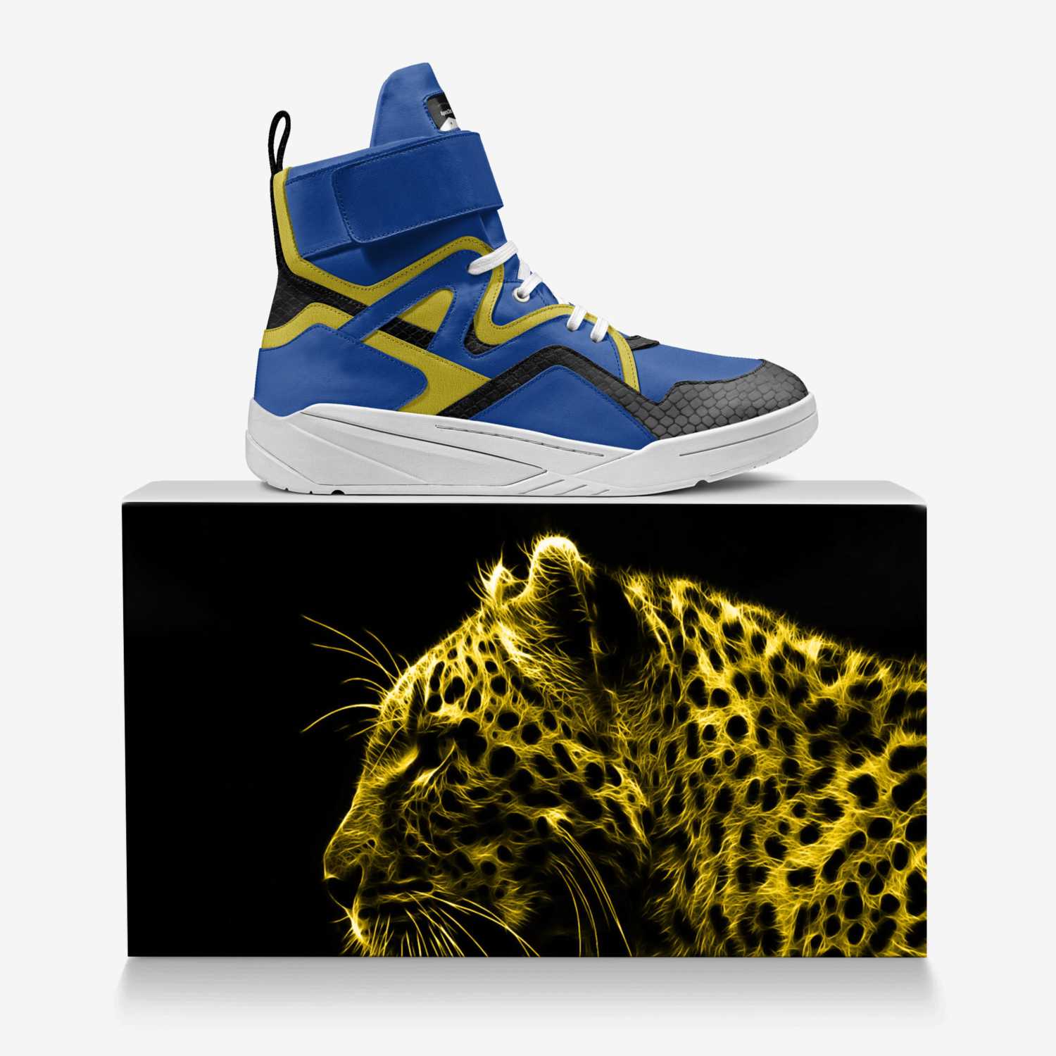 Apex3s custom made in Italy shoes by Frankie Robinson | Over box view