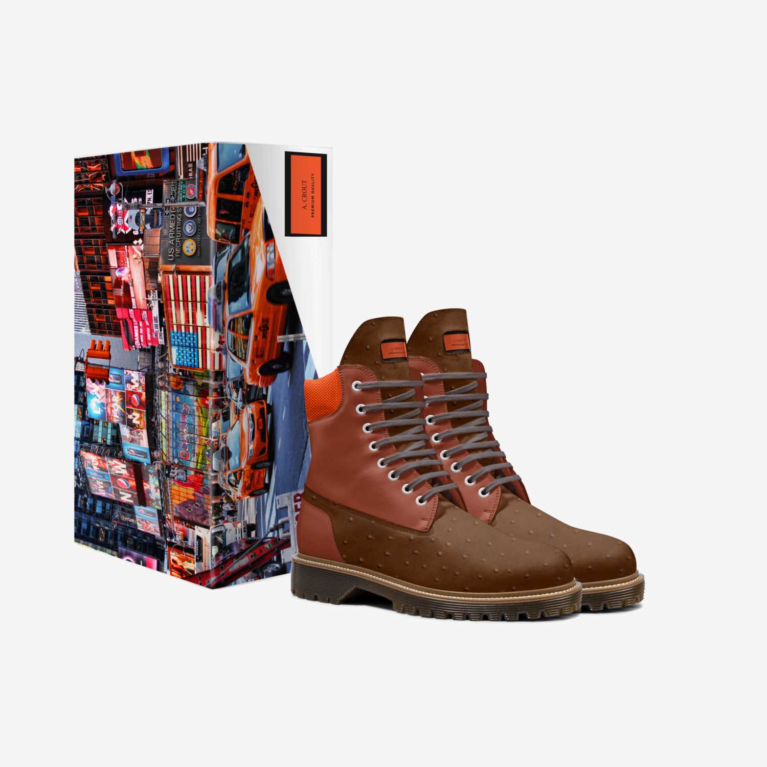 A. Crout custom made in Italy shoes by Tamara Miles | Box view