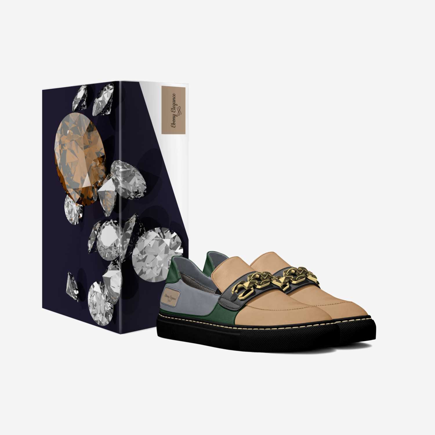Ebony Elegance custom made in Italy shoes by Ebony Newman | Box view