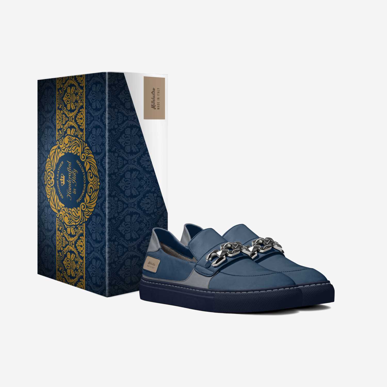 Millelustro custom made in Italy shoes by Noemi Montoya | Box view