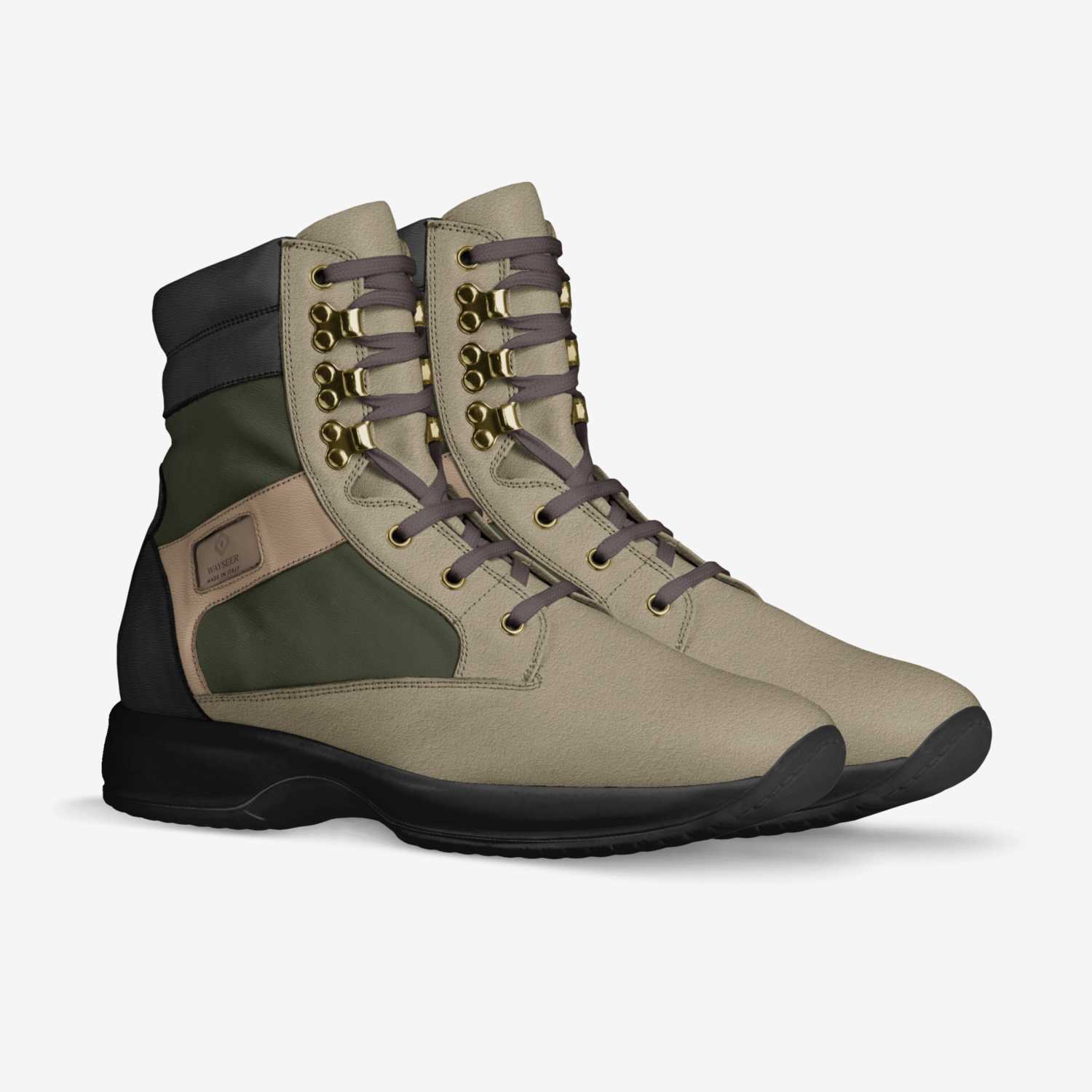 Wayseer custom made in Italy shoes by David Cobb | Double view