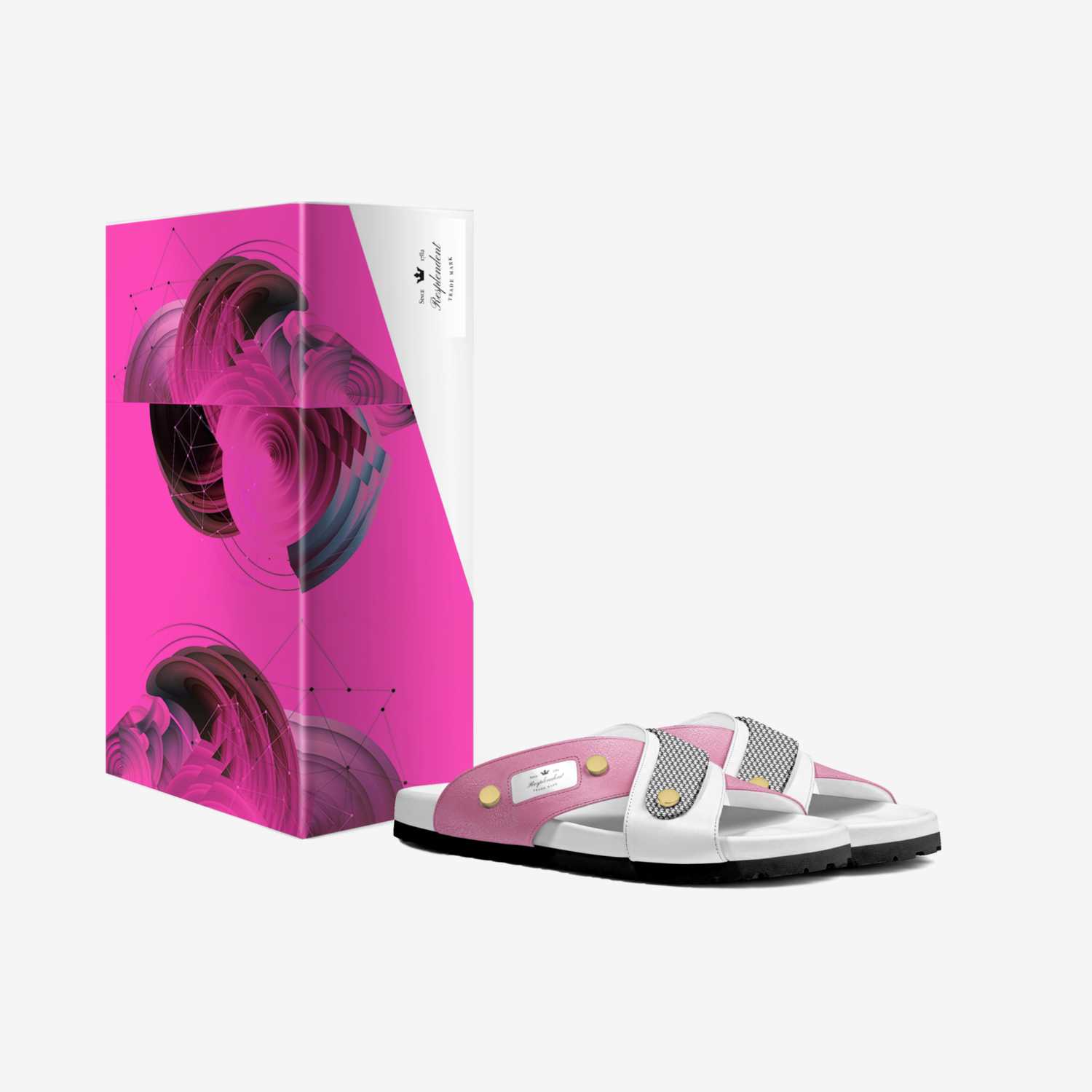 Resplendent custom made in Italy shoes by Jennie L. Katakis | Box view