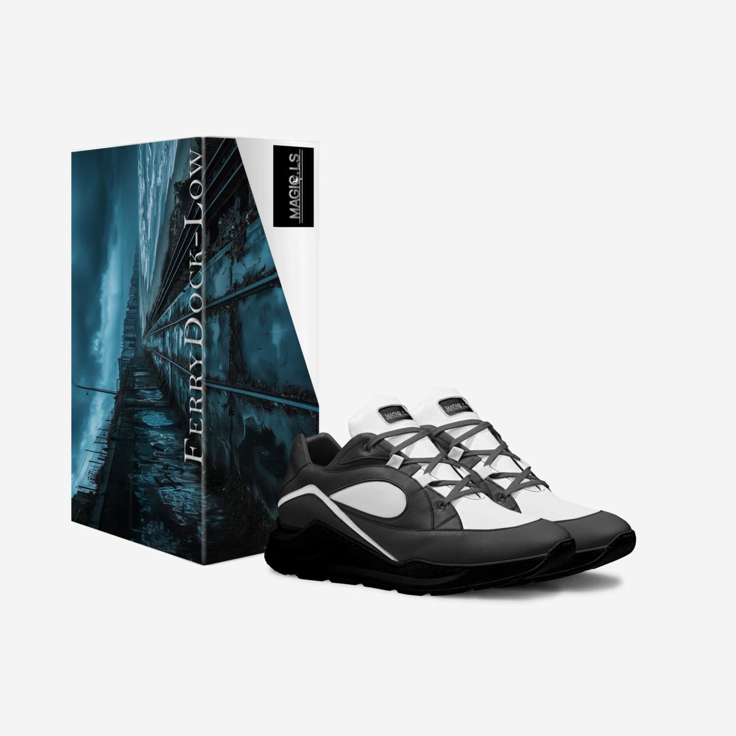 FerryDock00 custom made in Italy shoes by Magic Ls | Box view