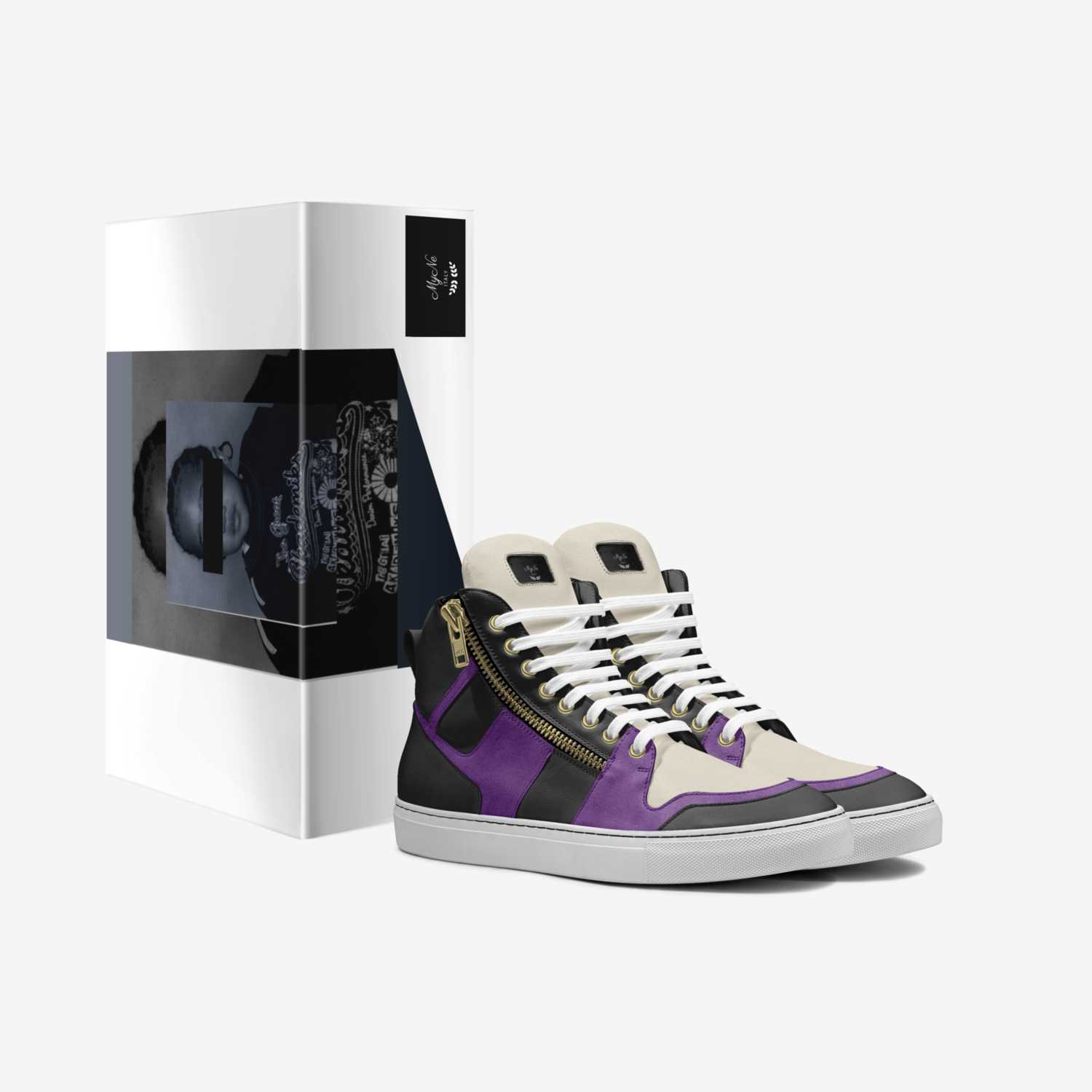 MyNe custom made in Italy shoes by Ta-keisha Smith | Box view
