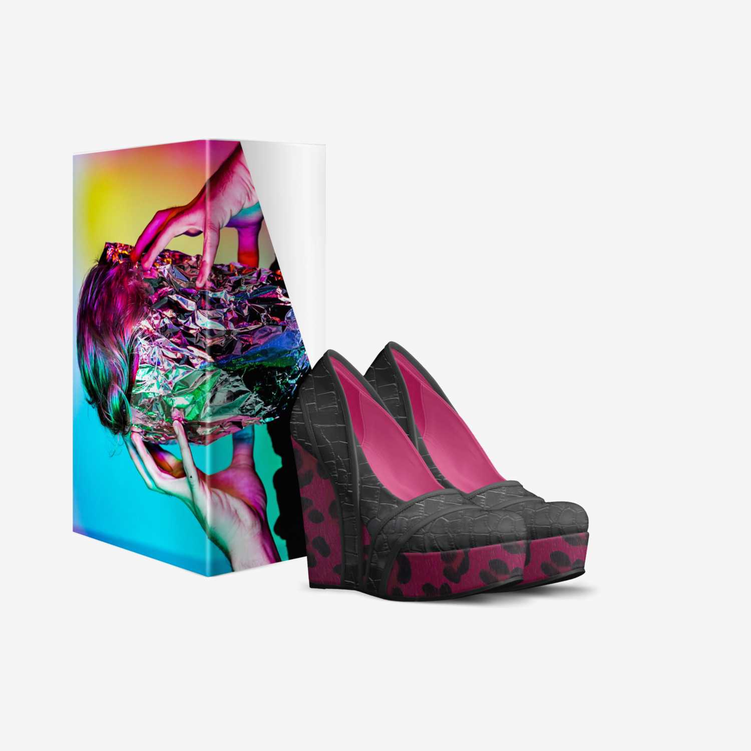 TraumaMommas custom made in Italy shoes by Kirsten Elkins | Box view