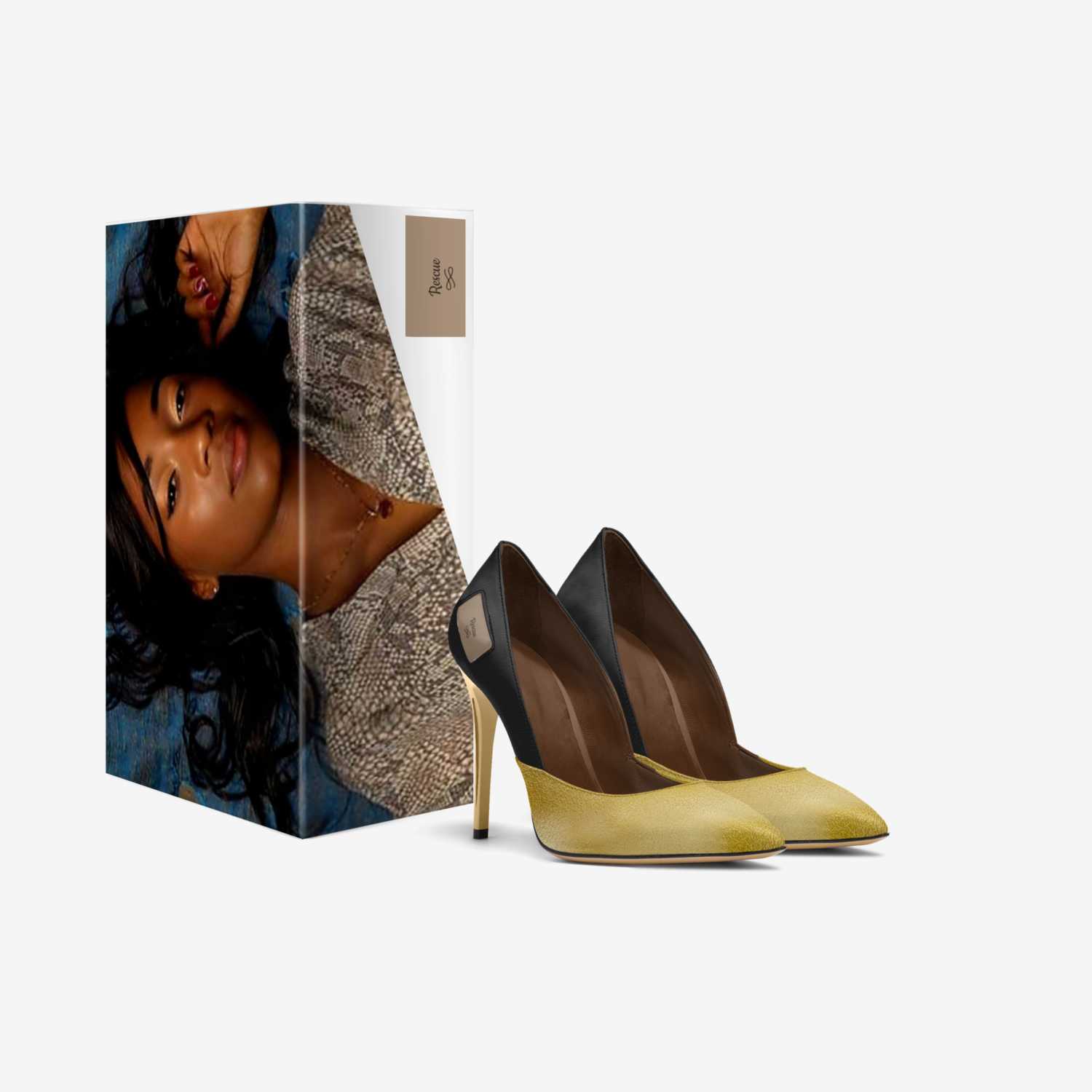 Rescue custom made in Italy shoes by Veronique Nicole Mbombo | Box view
